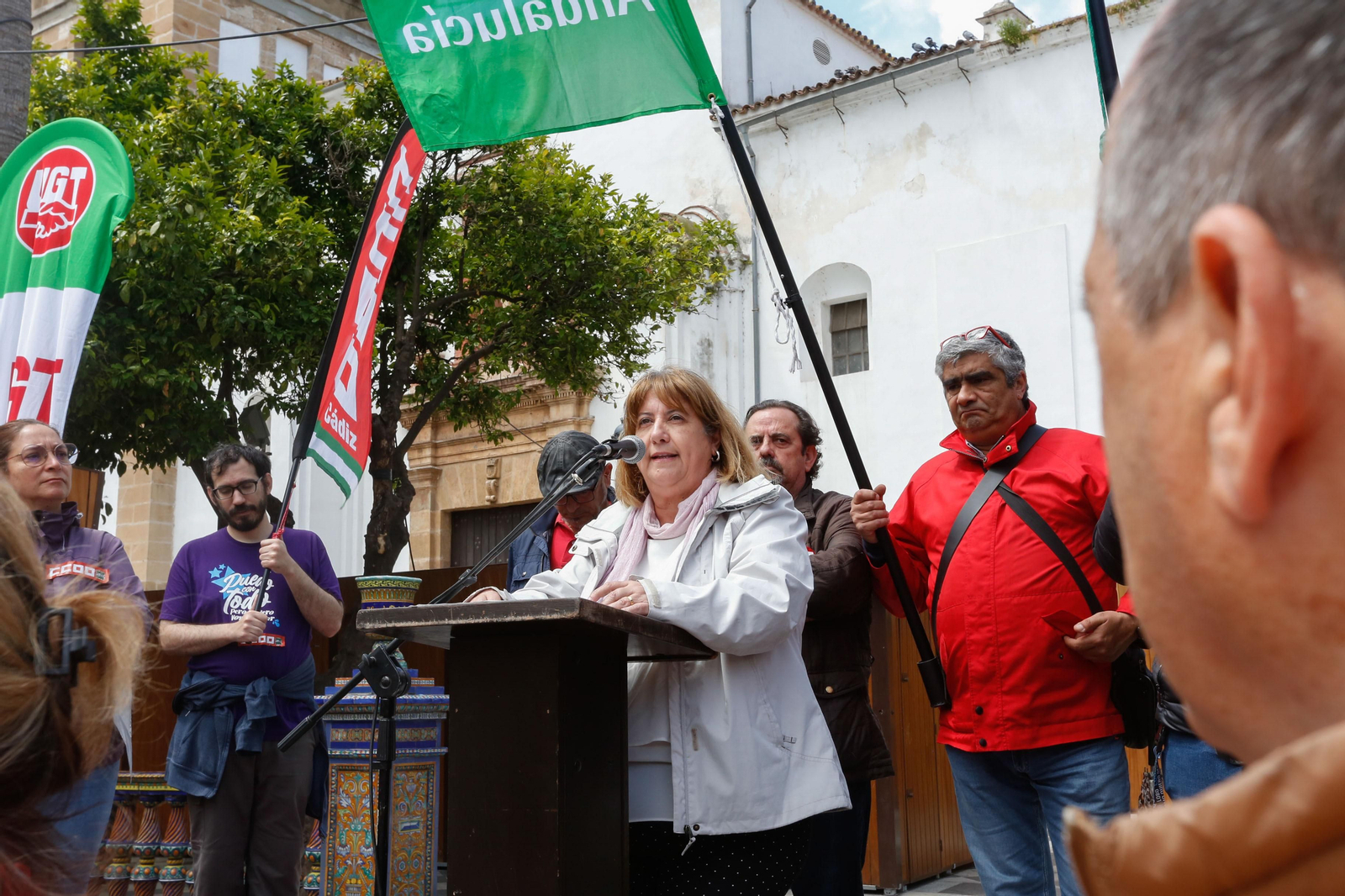 Fotos de la manifestación del Primero de Mayo en Algeciras