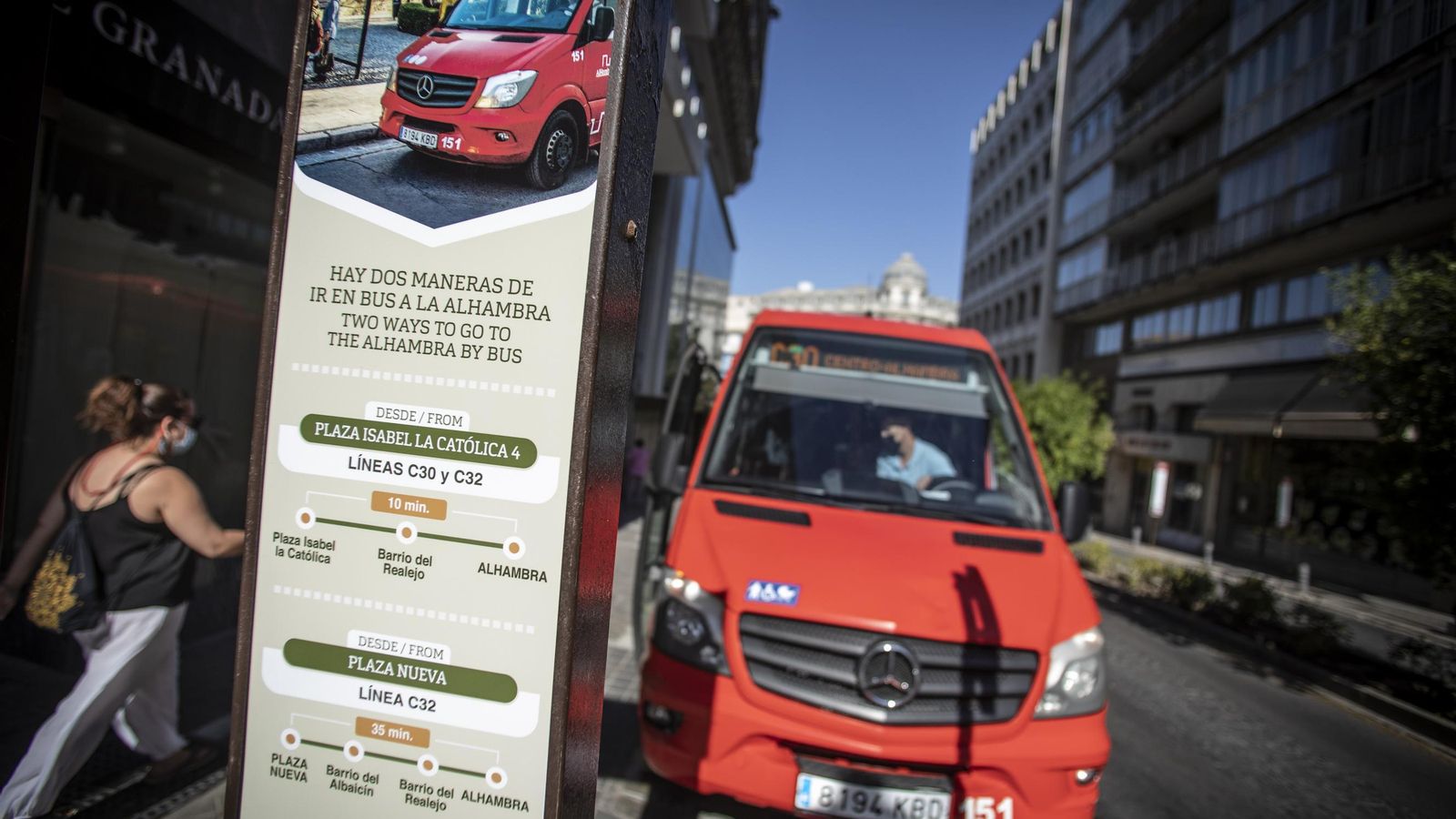 Nuevas paradas de autobuses