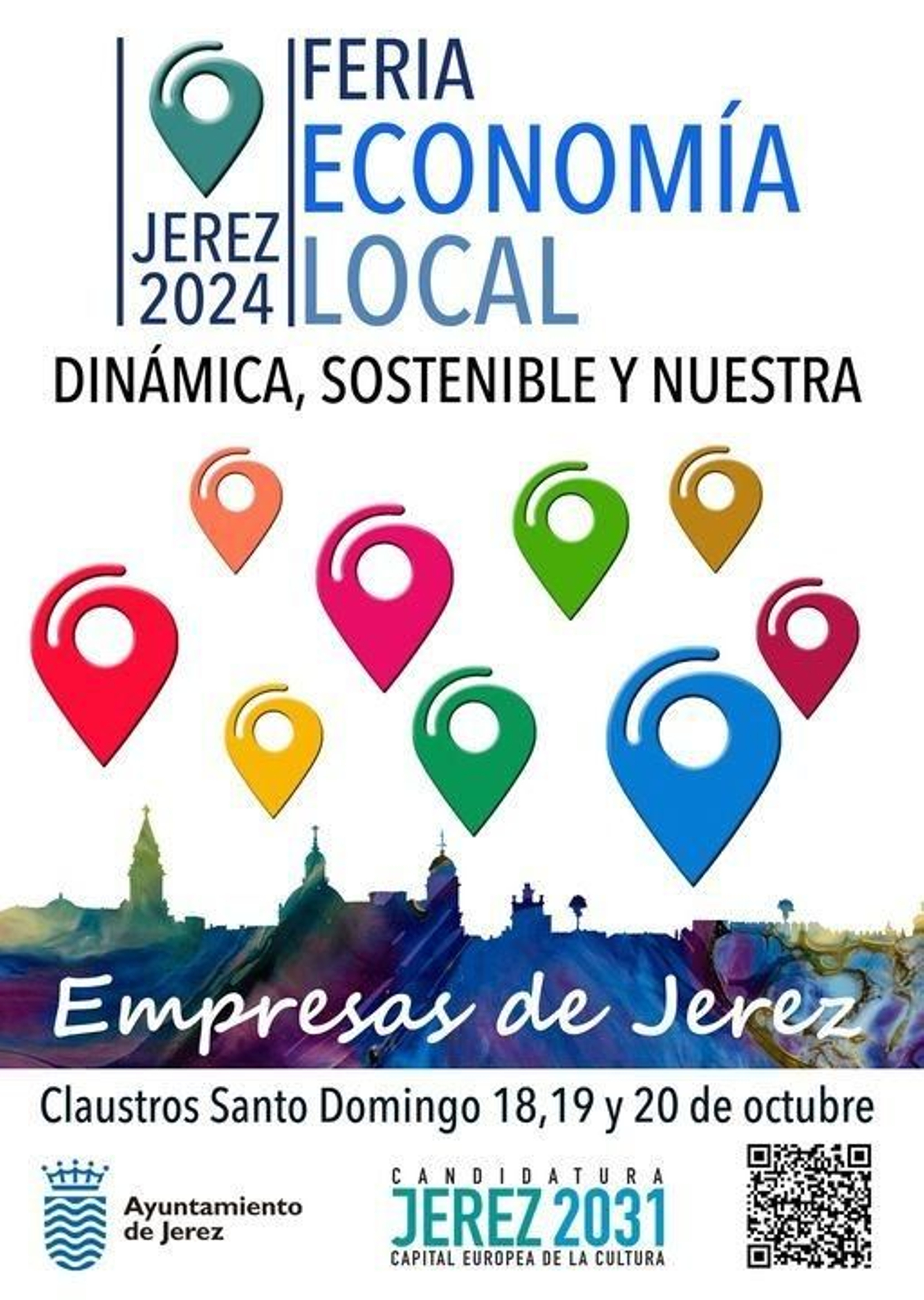 Cartel de la Feria de Economía Local de Jerez de 2024
