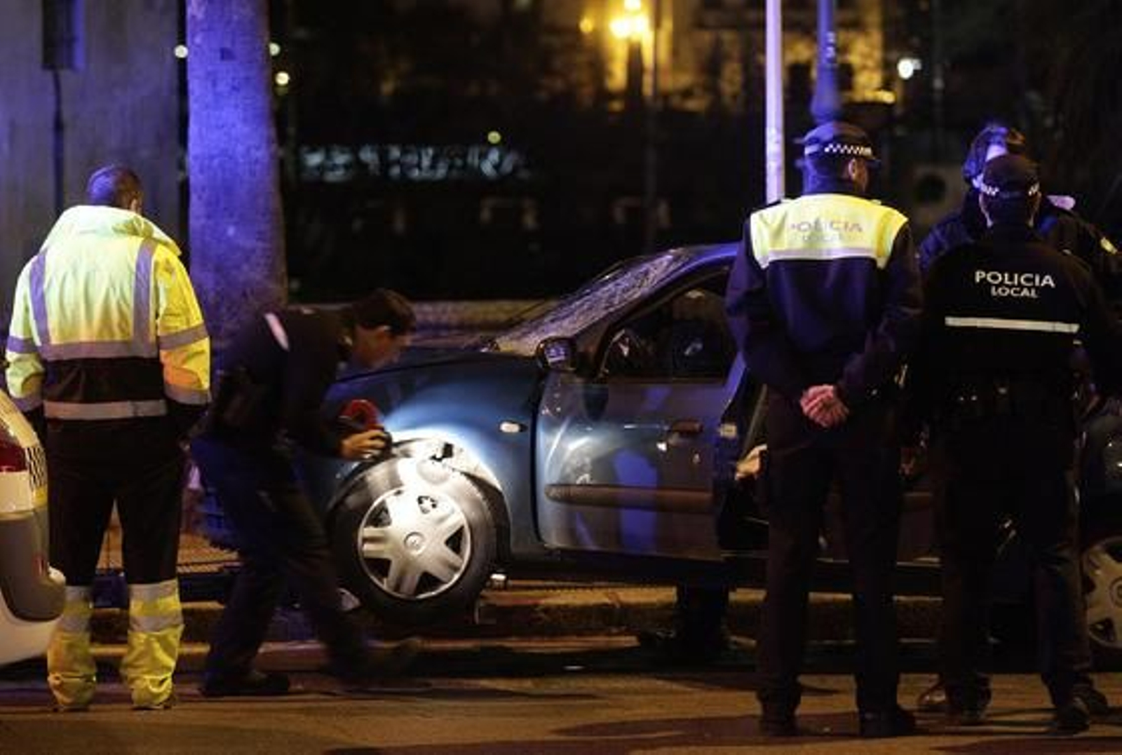 Trágico atropello en el Paseo Colón  Foto: Antonio Pizarro