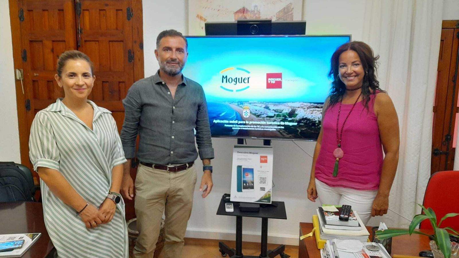 Presentación de la nueva app turística de Moguer