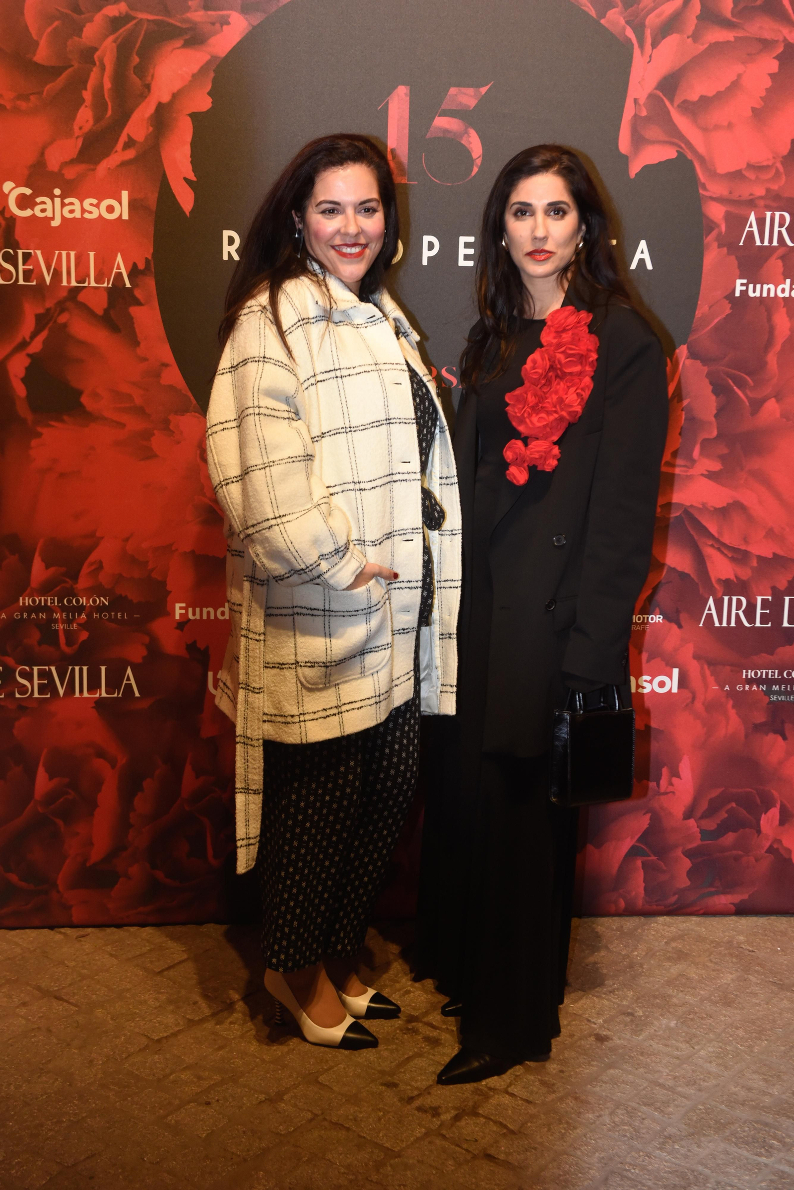 Photocall del desfile de Rocío Peralta, todas las fotos