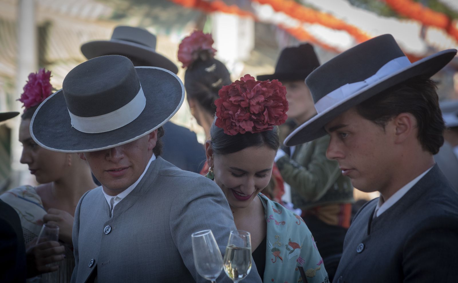 Estallido de colores en el miércoles de Feria de Abril 2023