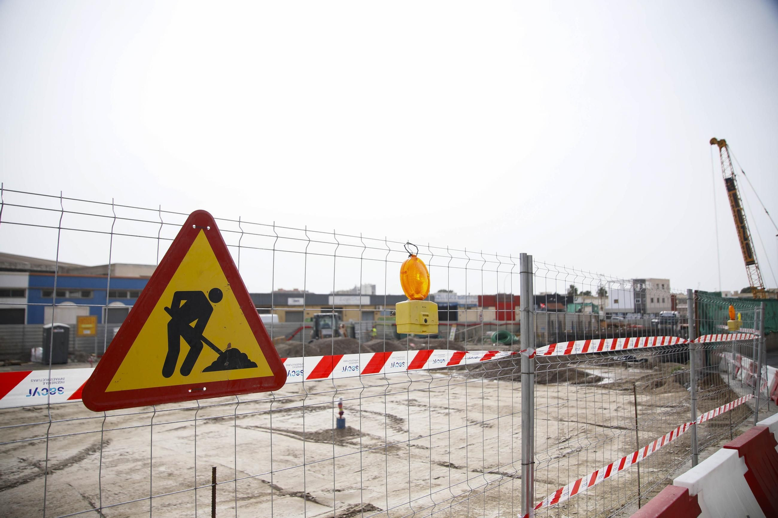 Las imágenes de las obras del puente de la autovía de Almería