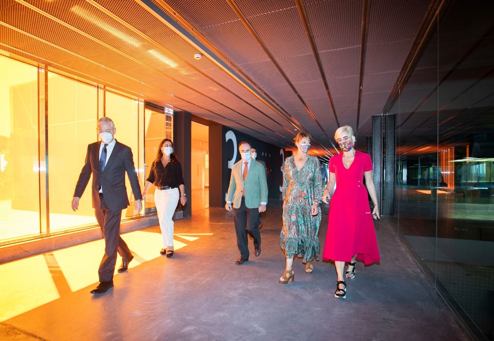 Imagen de la visita a las instalaciones del futuro Nodo de Innovación Tecnológico.