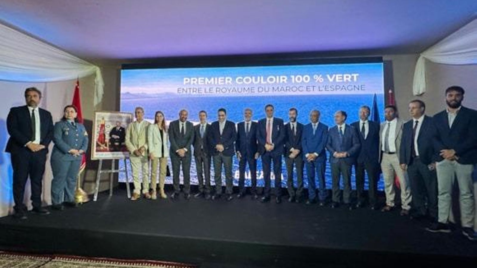 Las autoridades en la presentación de la ruta. Las autoridades en la presentación de la ruta.