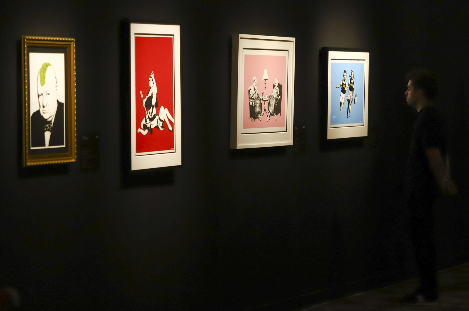 Las fotos de la exposición 'Banksy. The art of protest' en La Térmica, en Málaga