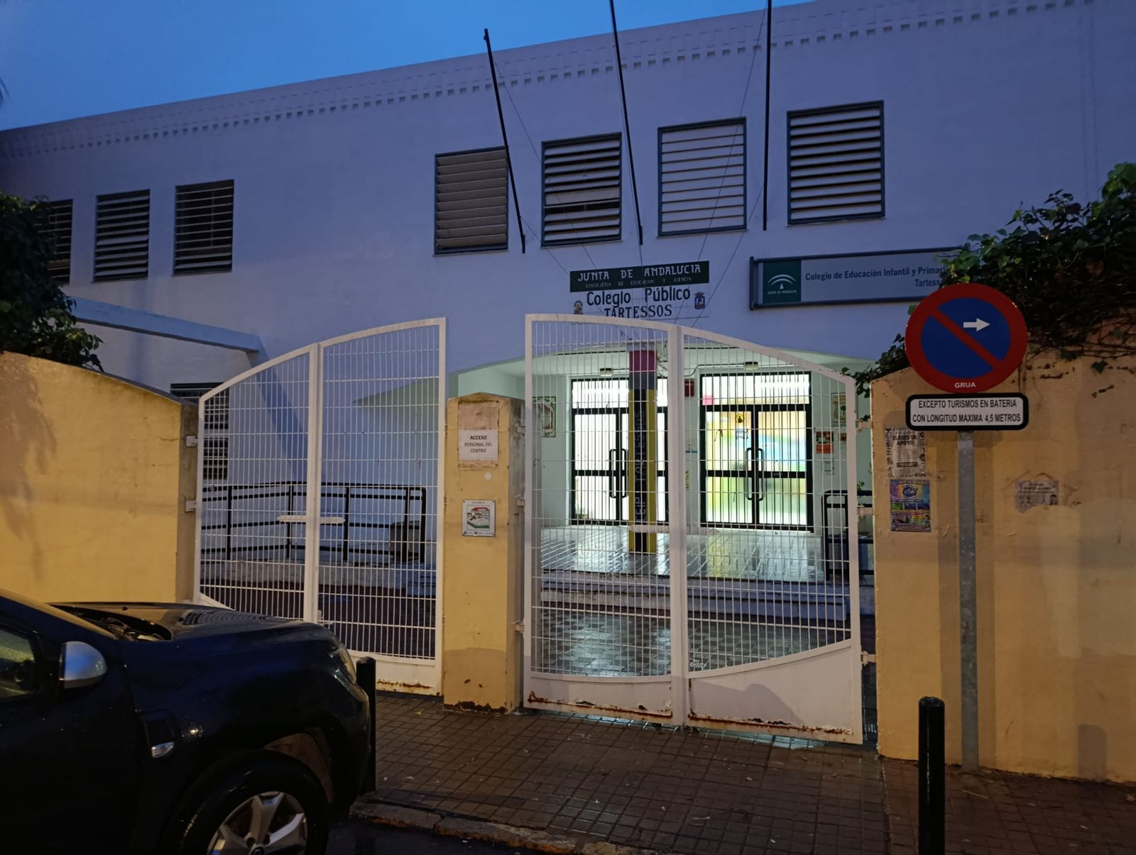 Los colegios cerrados este miércoles.