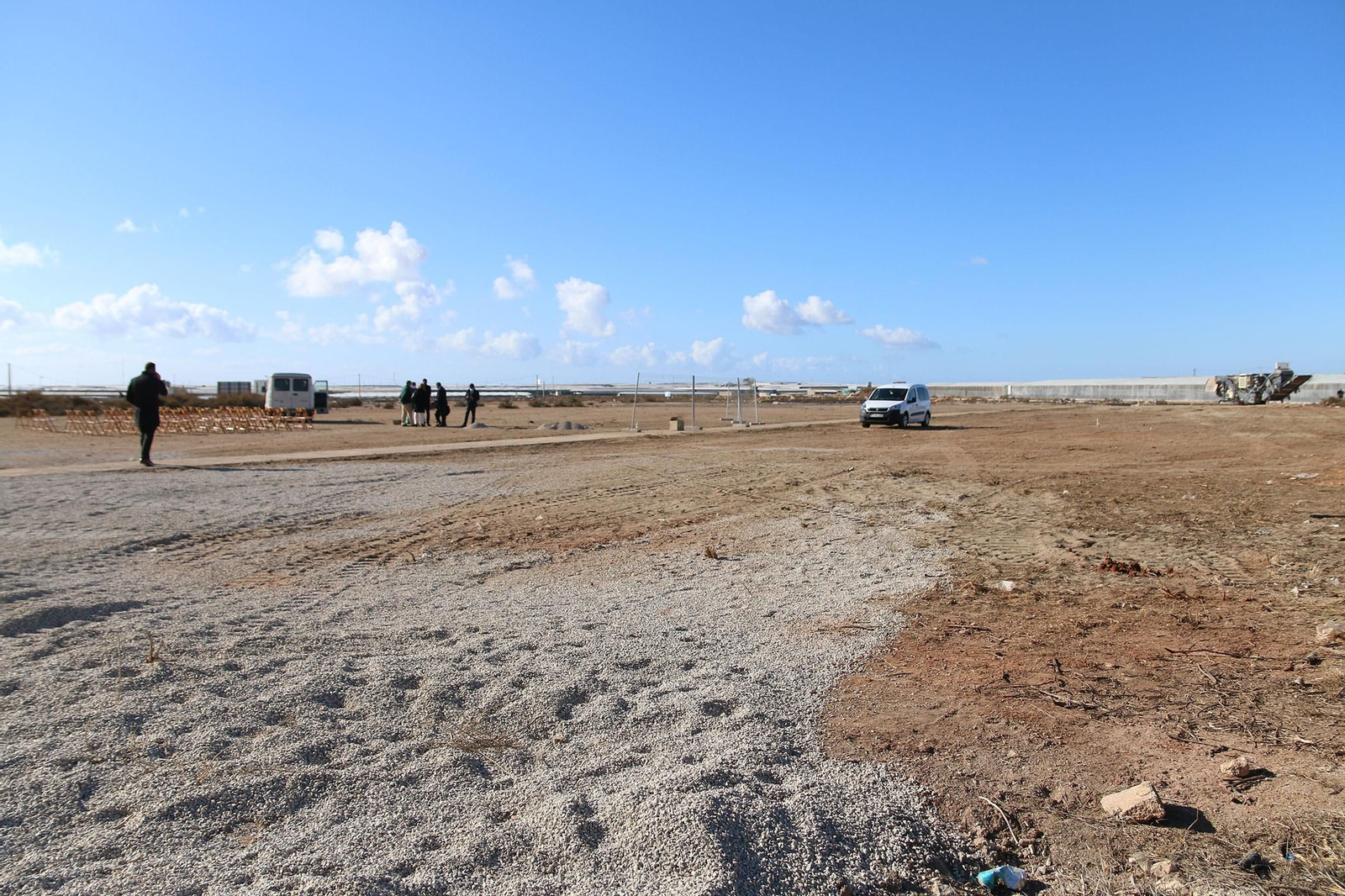 Fotogalería de la colocación de la primera piedra del hospital de Roquetas