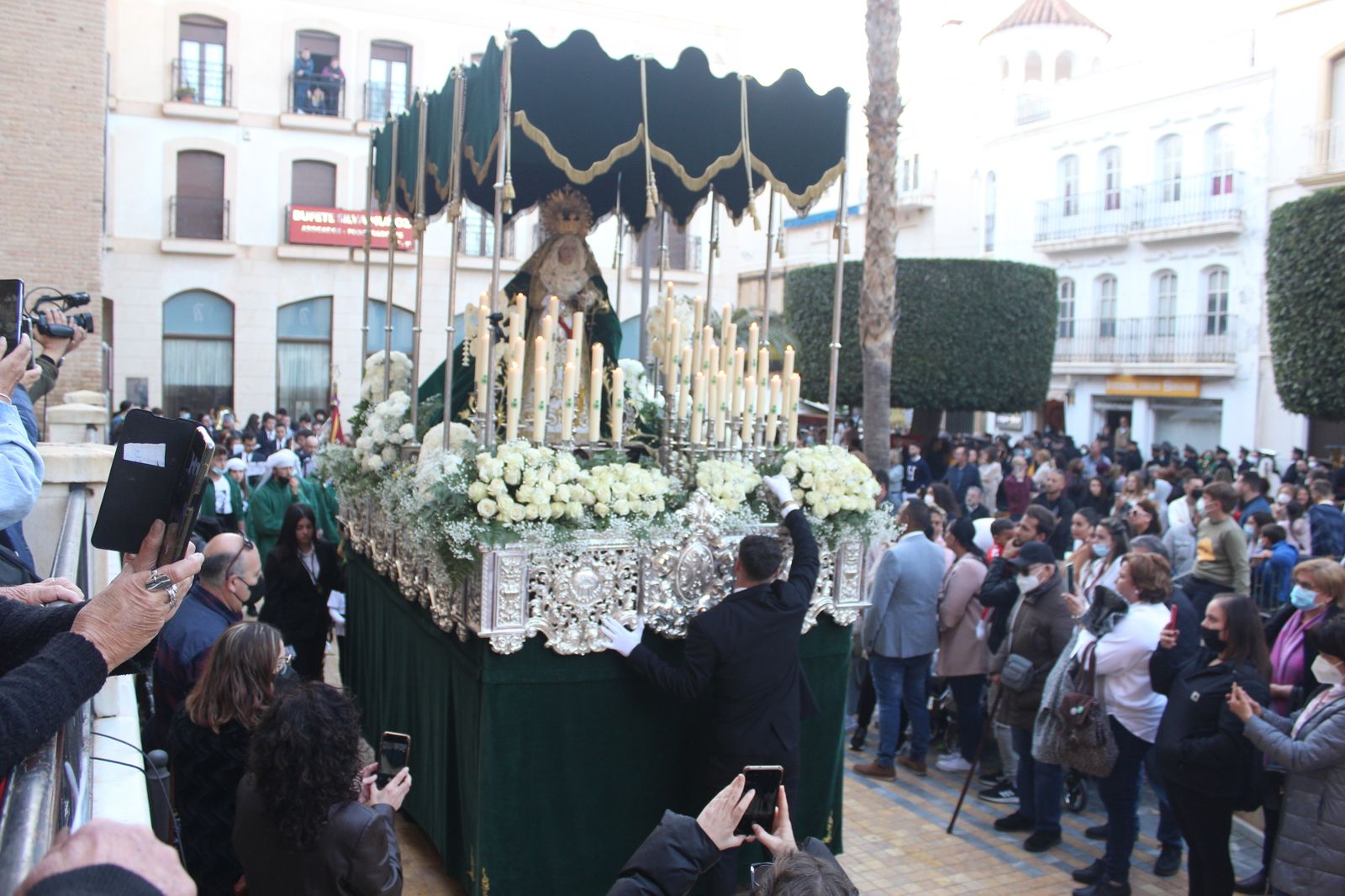 La procesión del Martes Santo en Vera, en imágenes
