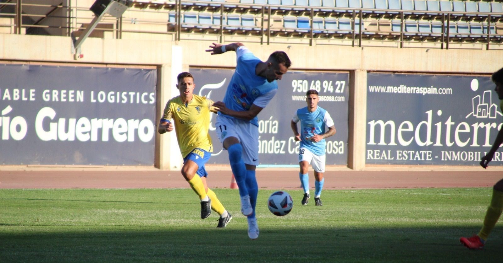 Javi Delgado, ante el filial del Cádiz