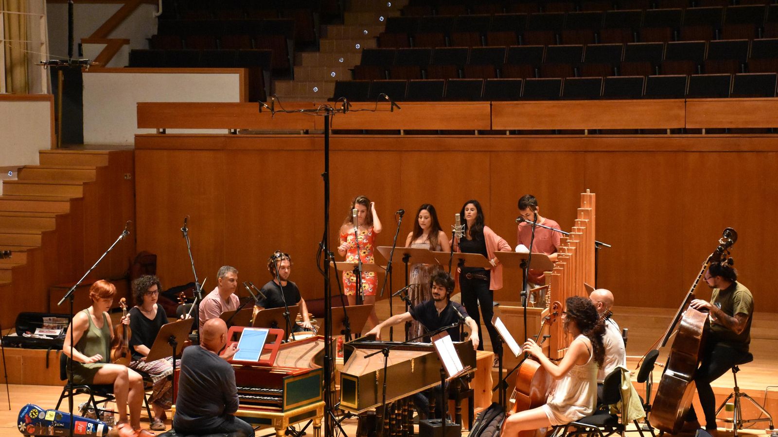 Otro momento del registro en Granada
