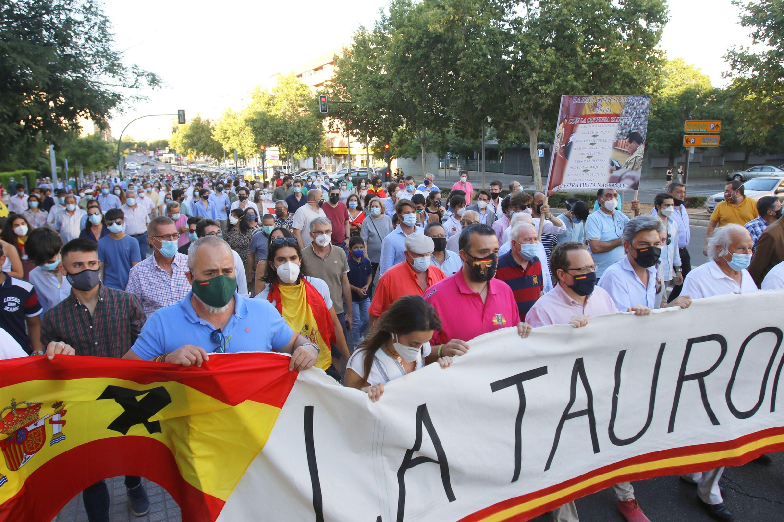 Las fotografías de la marcha en defensa de la tauromaquia en Córdoba