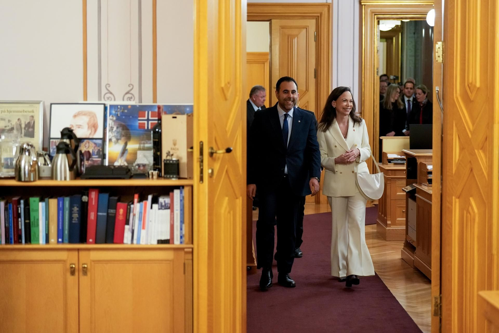 Las fotos de la Premio Nobel de la Paz María Corina Machado en Oslo