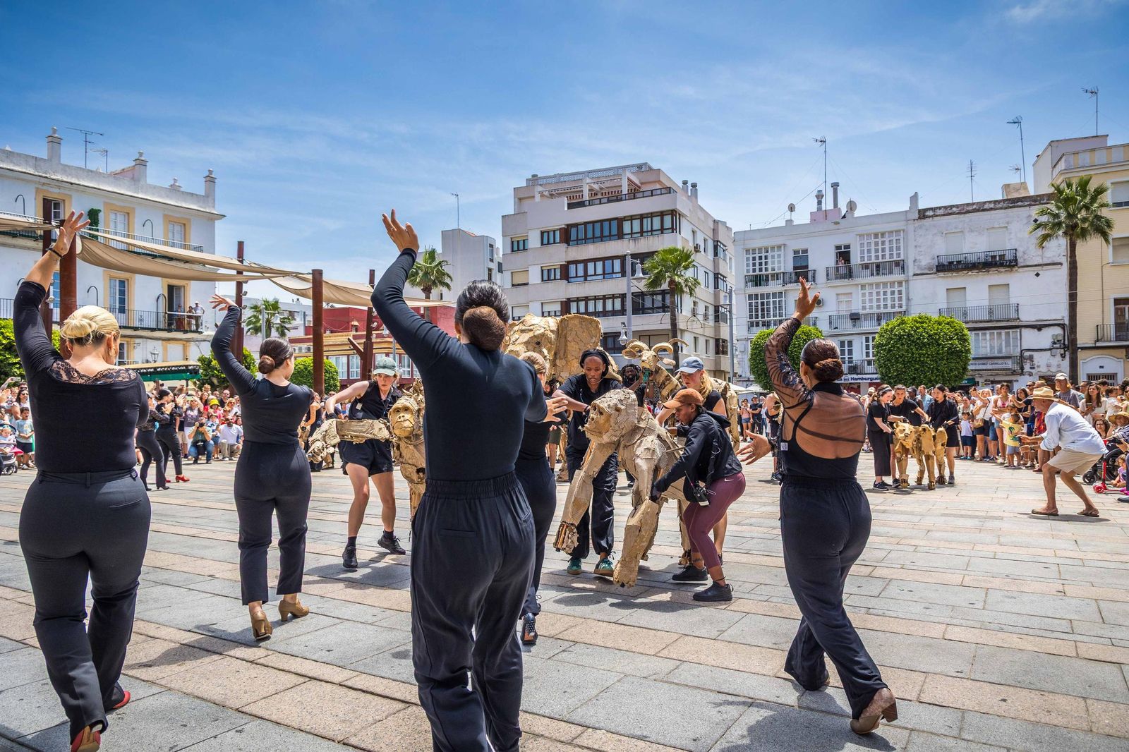 Las imágenes de 'La estampida' en San Fernando