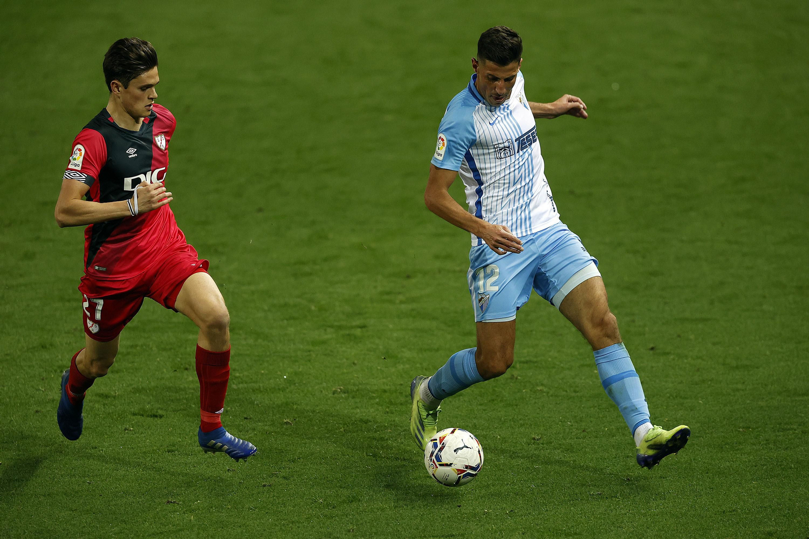 Las fotos del Málaga CF-Rayo Vallecano