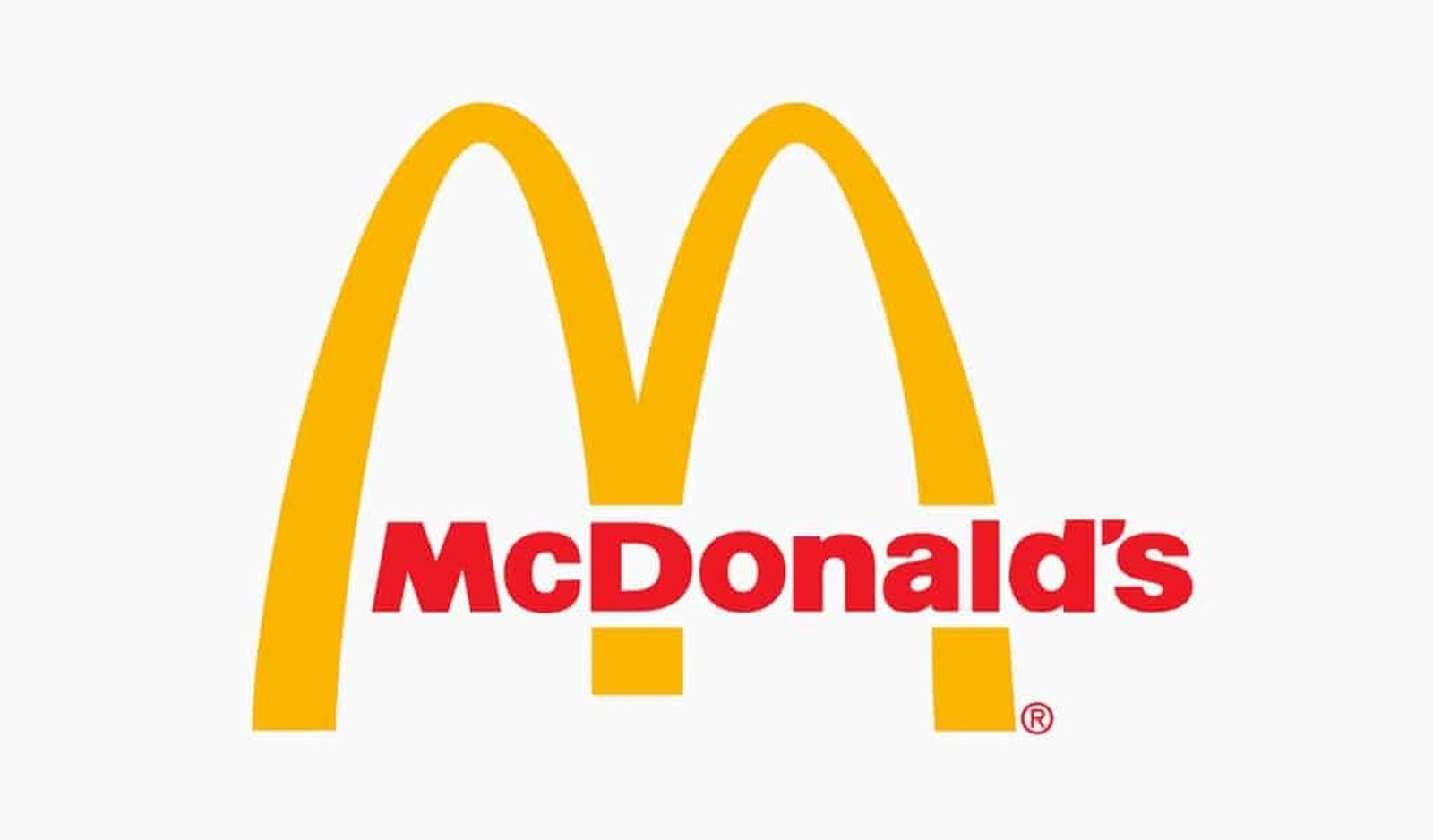 La celebérrima "M" en el logo de McDonald's