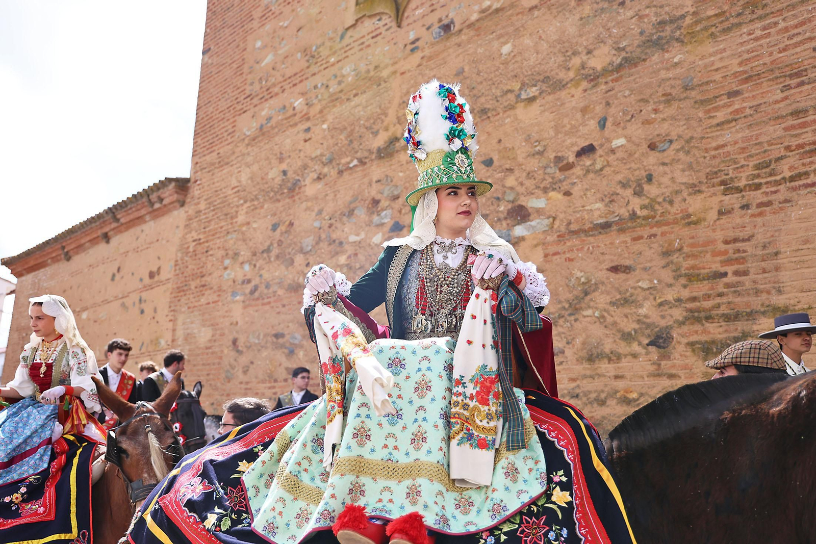 Las imágenes de la romería de San Benito Abad en el Cerro del Andévalo de Huelva