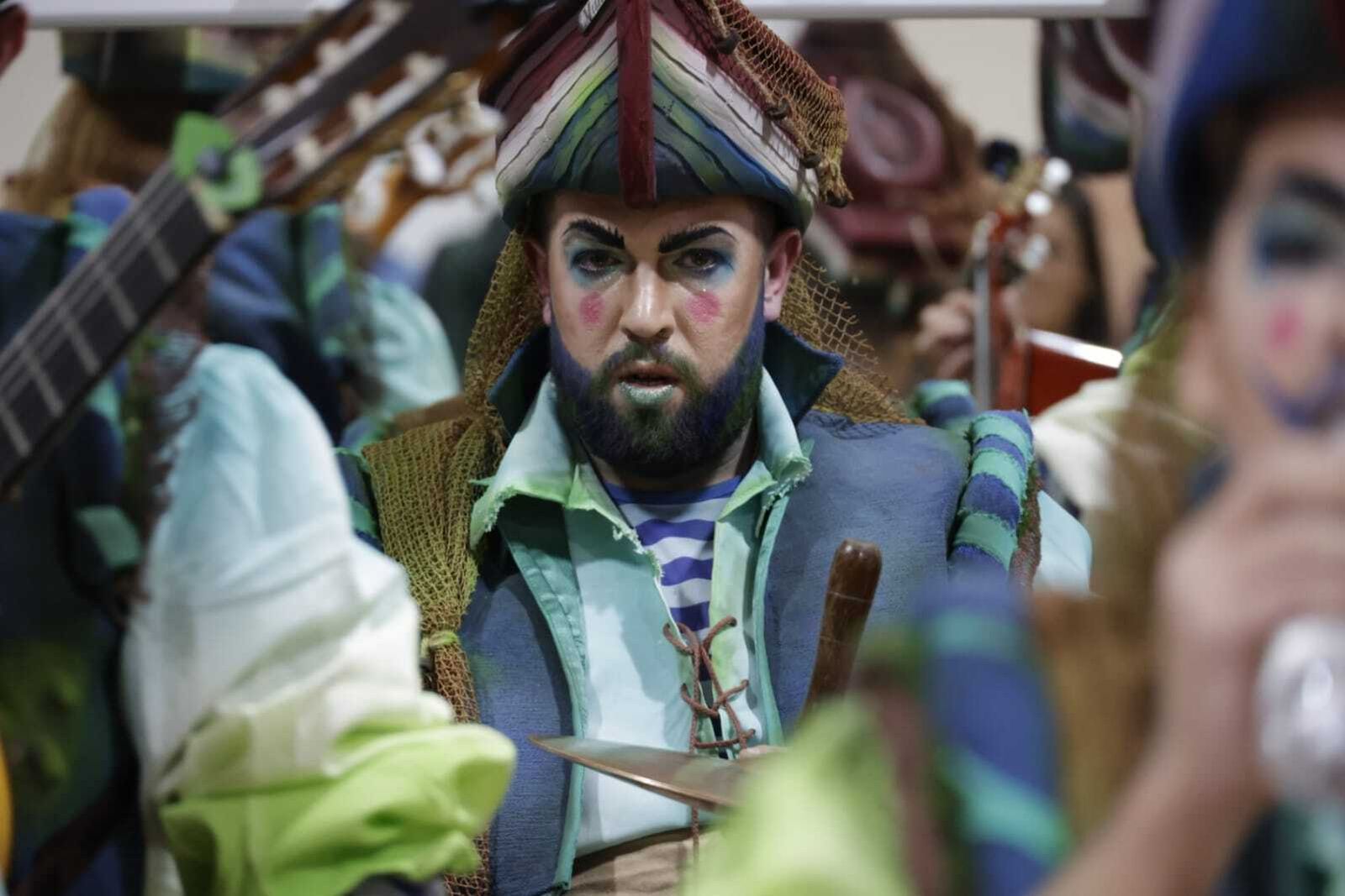 Comparsa 'Cádiz de mi alma' en camerinos