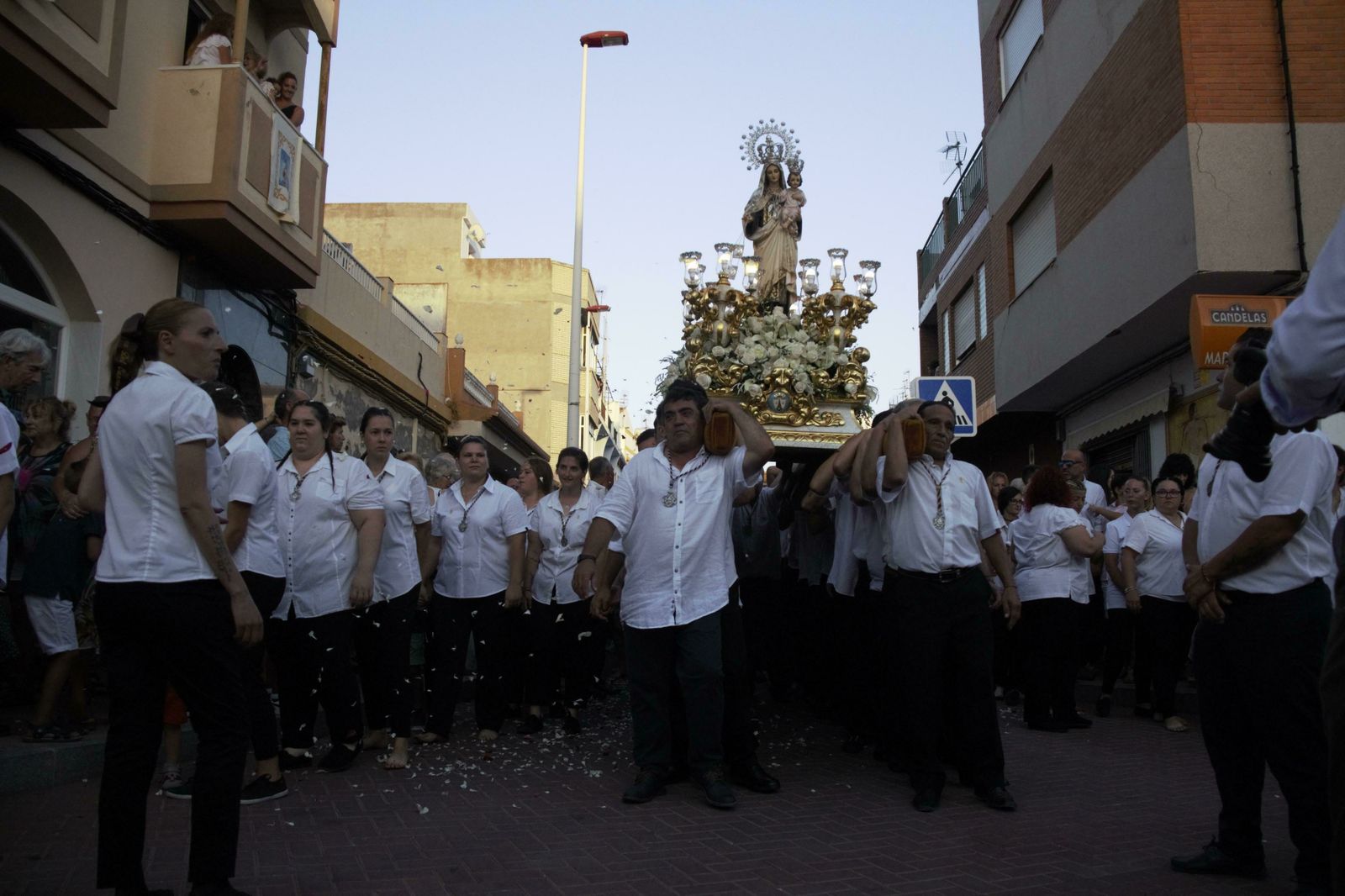 Las imágenes de la procesión de la Virgen del Carmen