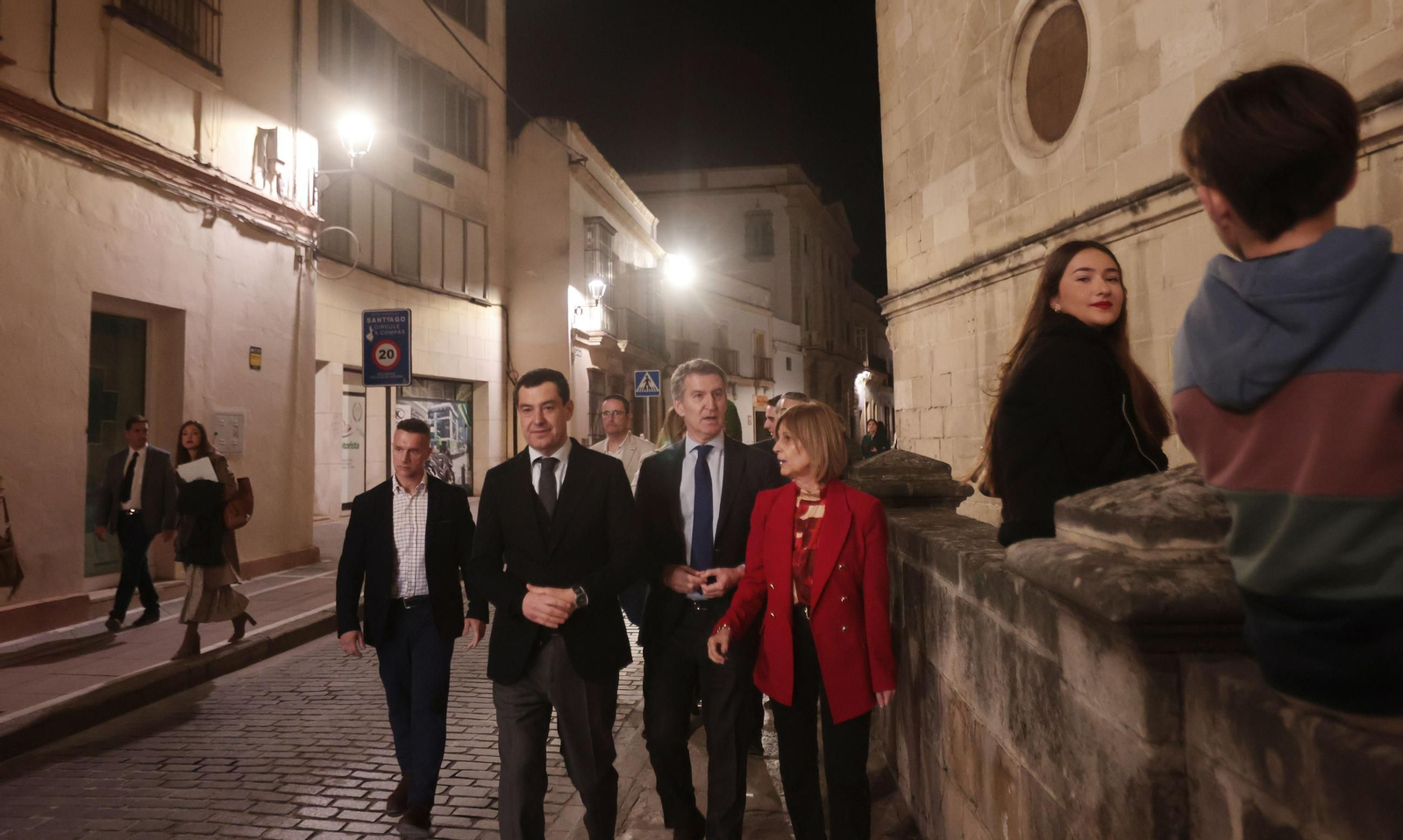 Feijóo de visita en Jerez