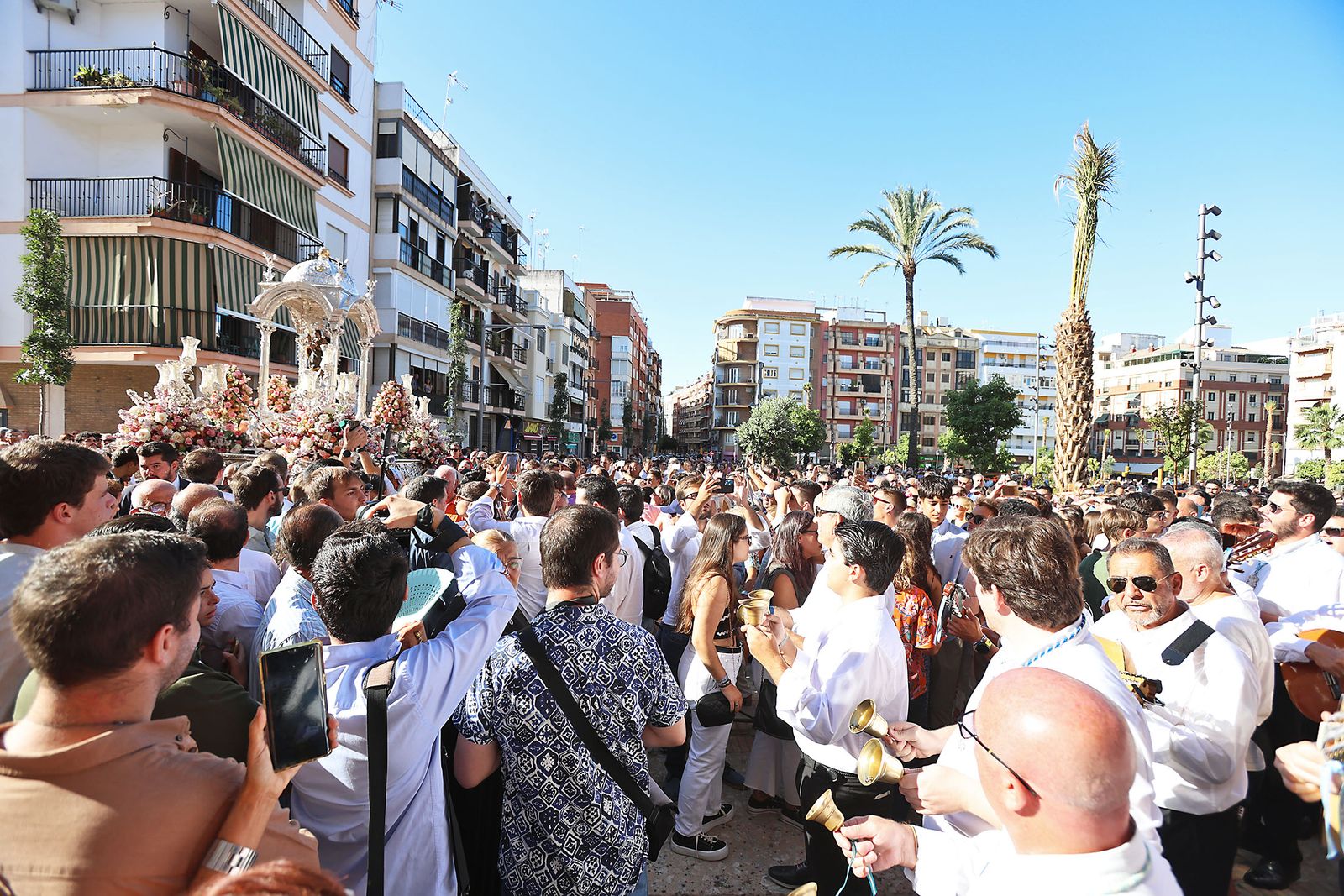 La bajada de la Virgen de La Cinta en imágenes