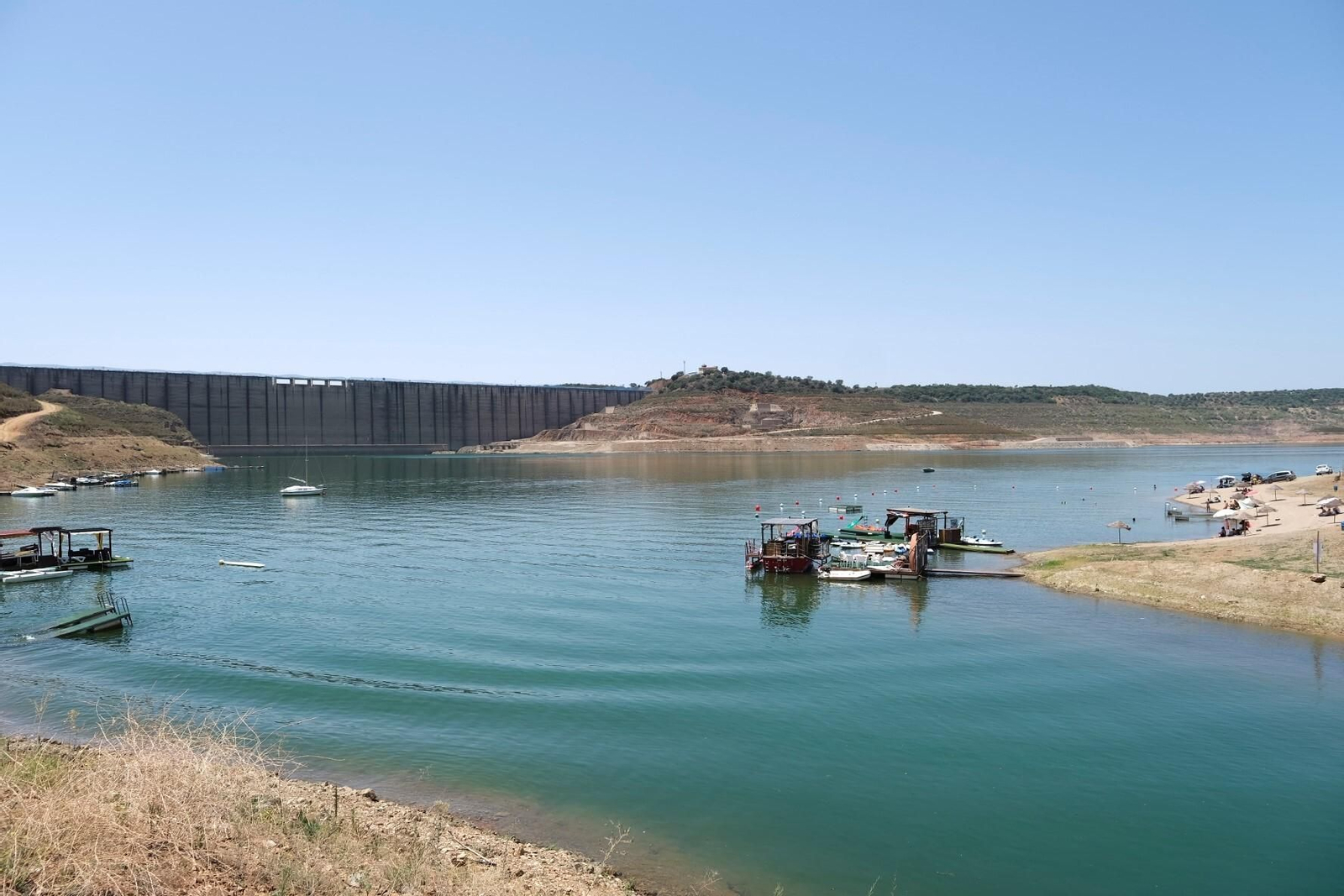 La playa de La Breña II de Almodóvar del Río, en imágenes