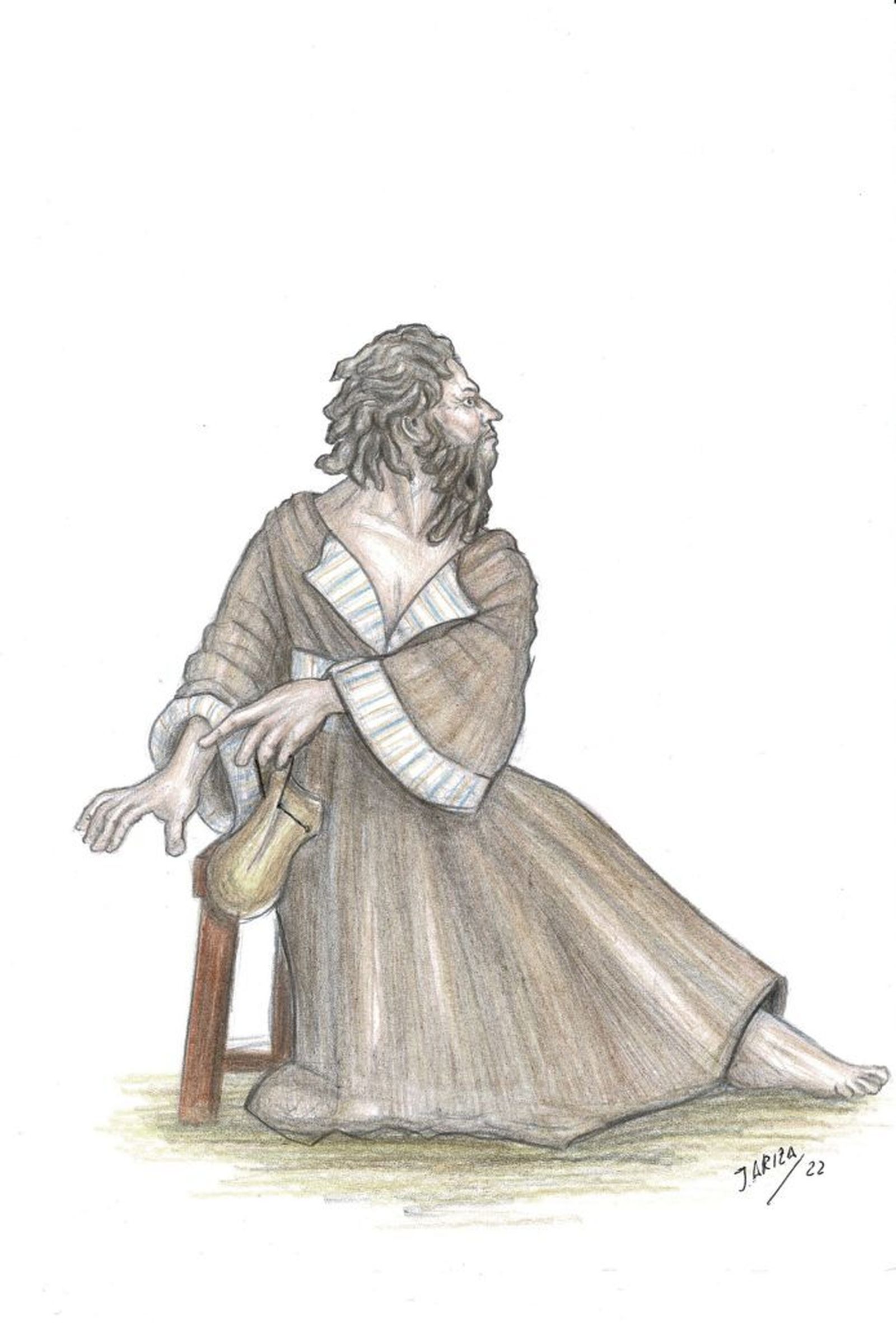 El ropaje de Judas Iscariote, el discípulo traidor.