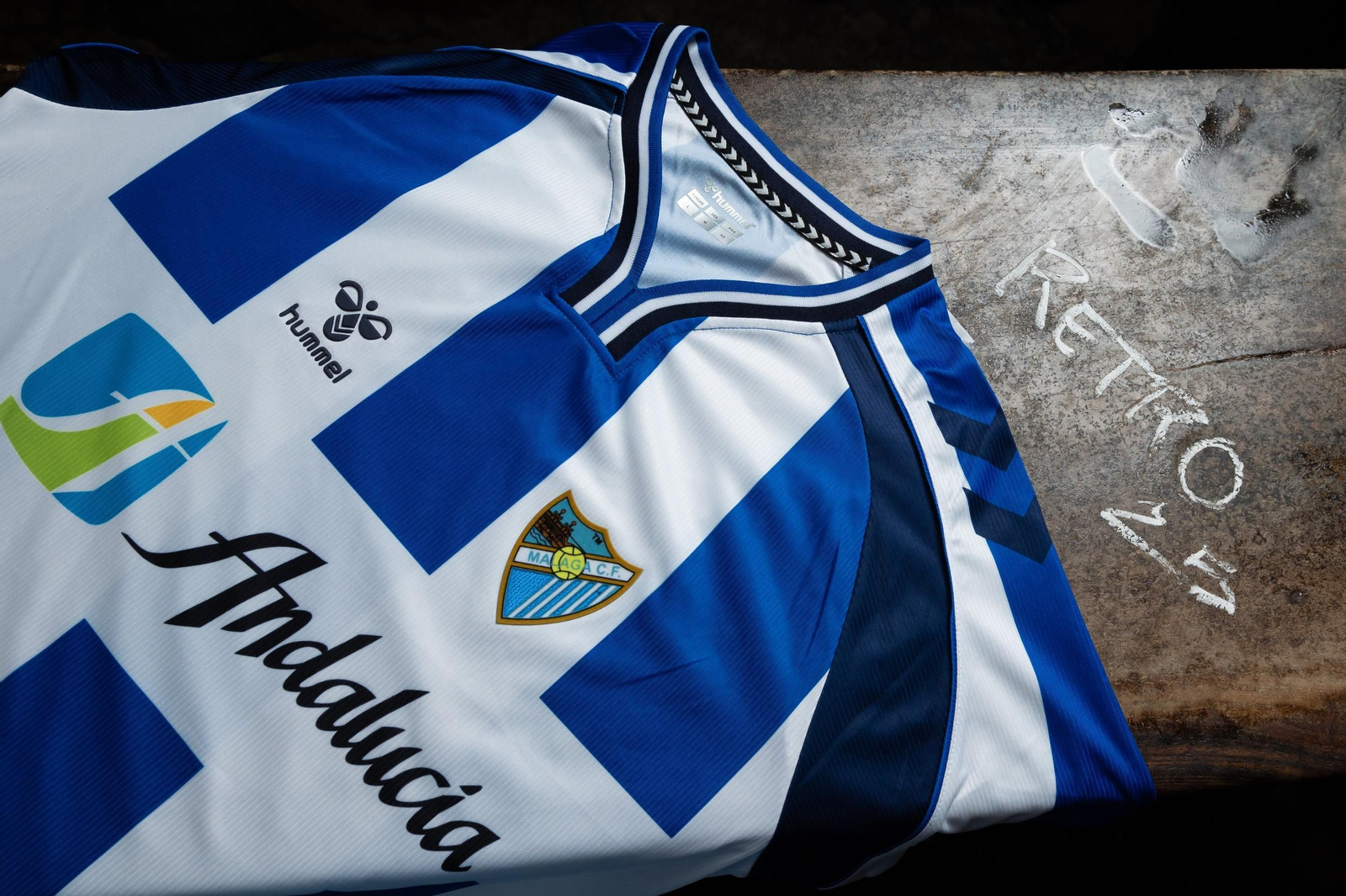 La camiseta retro del Málaga para 2025