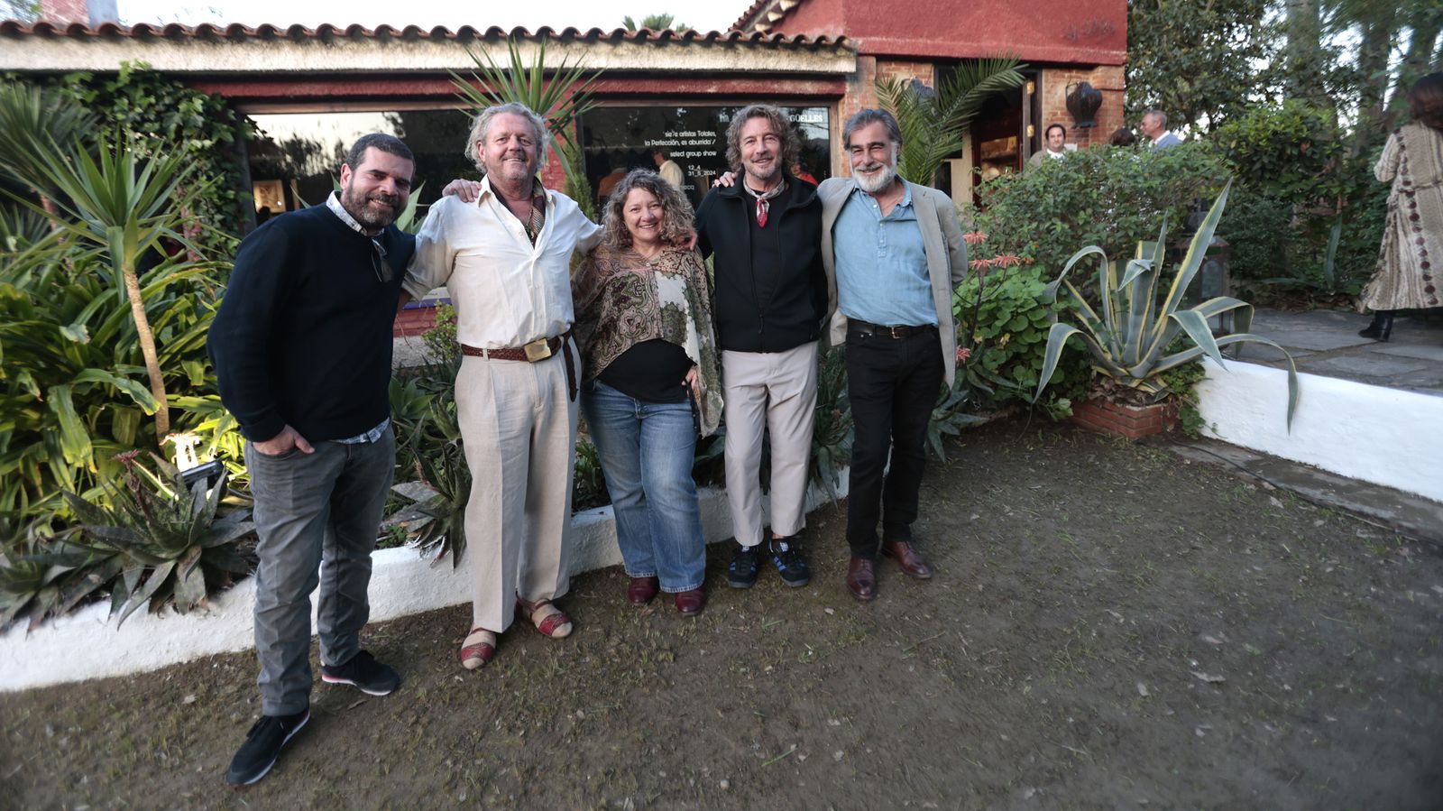 Las fotos de la exposición colectiva de pintura en la finca "El Coleta"