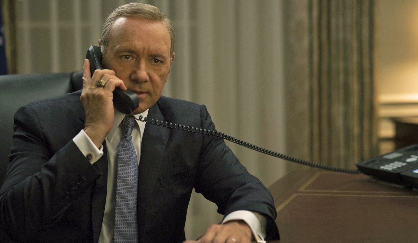 Kevin Spacey en 'House of cards'.