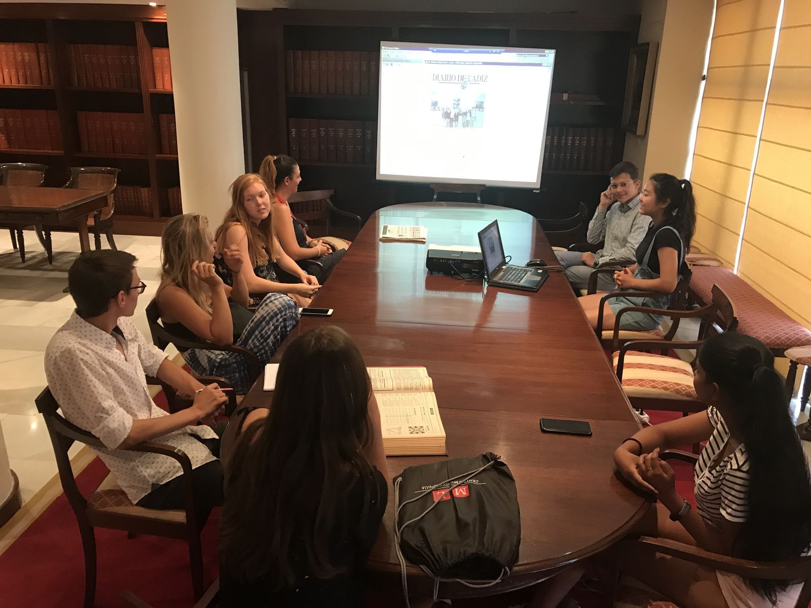 Visita de Erasmus Mundolengua. 31-07-2019