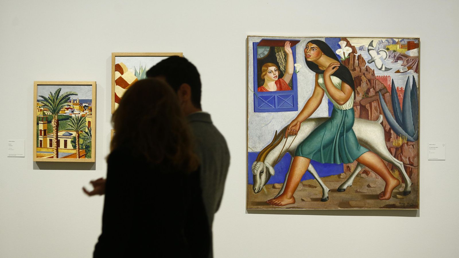 'La mujer de la cabra' de Maruja Mallo y 'El toril' de Jorge Oramas.