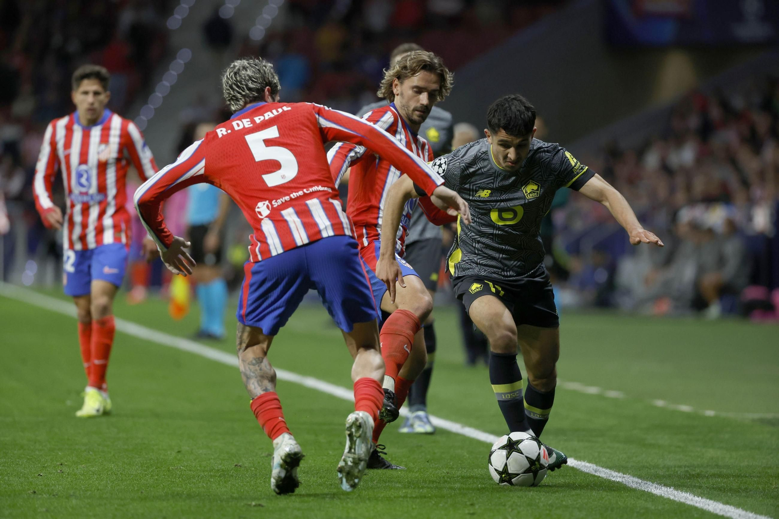 Las mejores imágenes del Atlético de Madrid en su duelo contra el Lille
