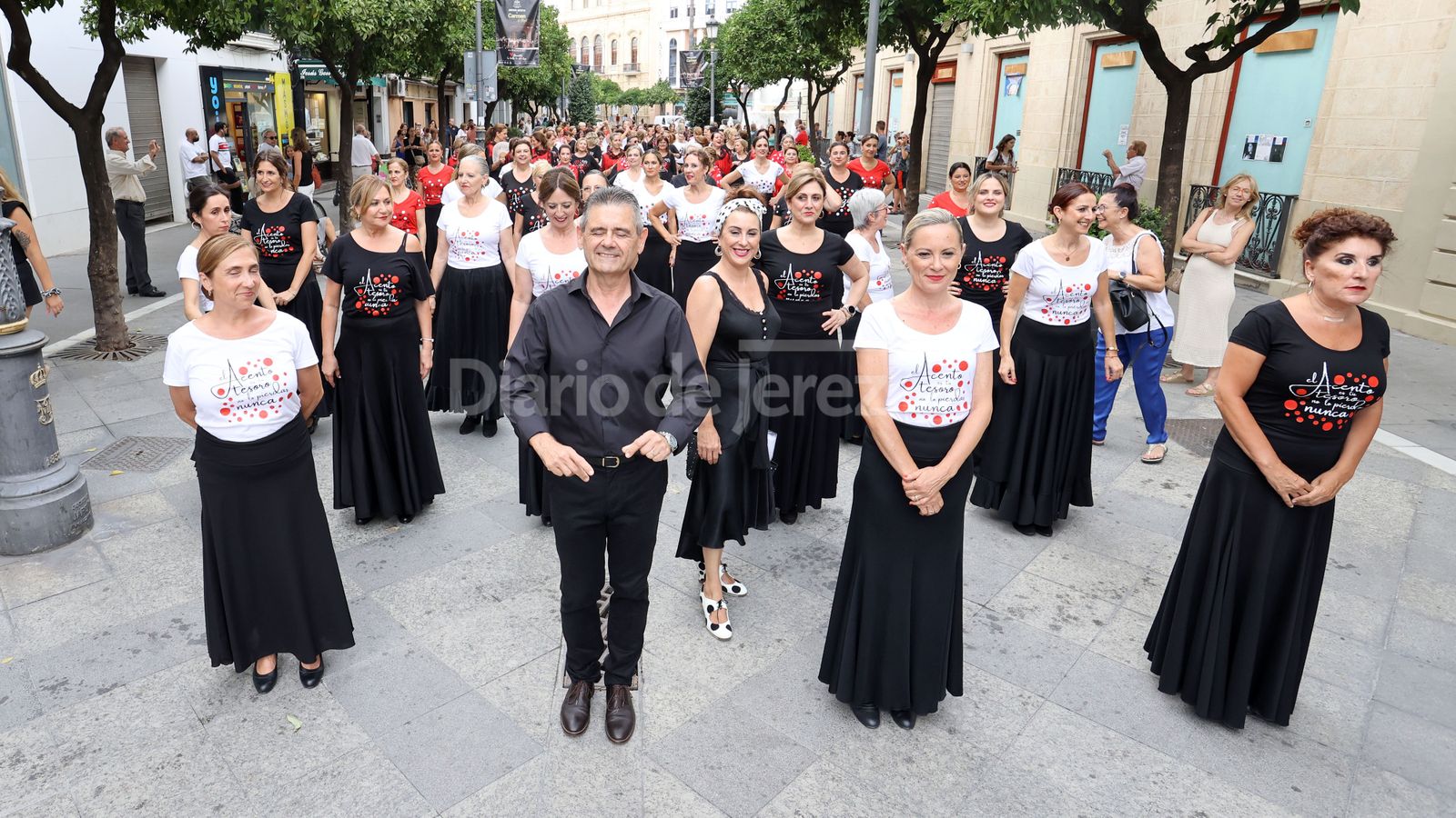 Flashmob de la academia de baile de Fani Muñoz en Jerez