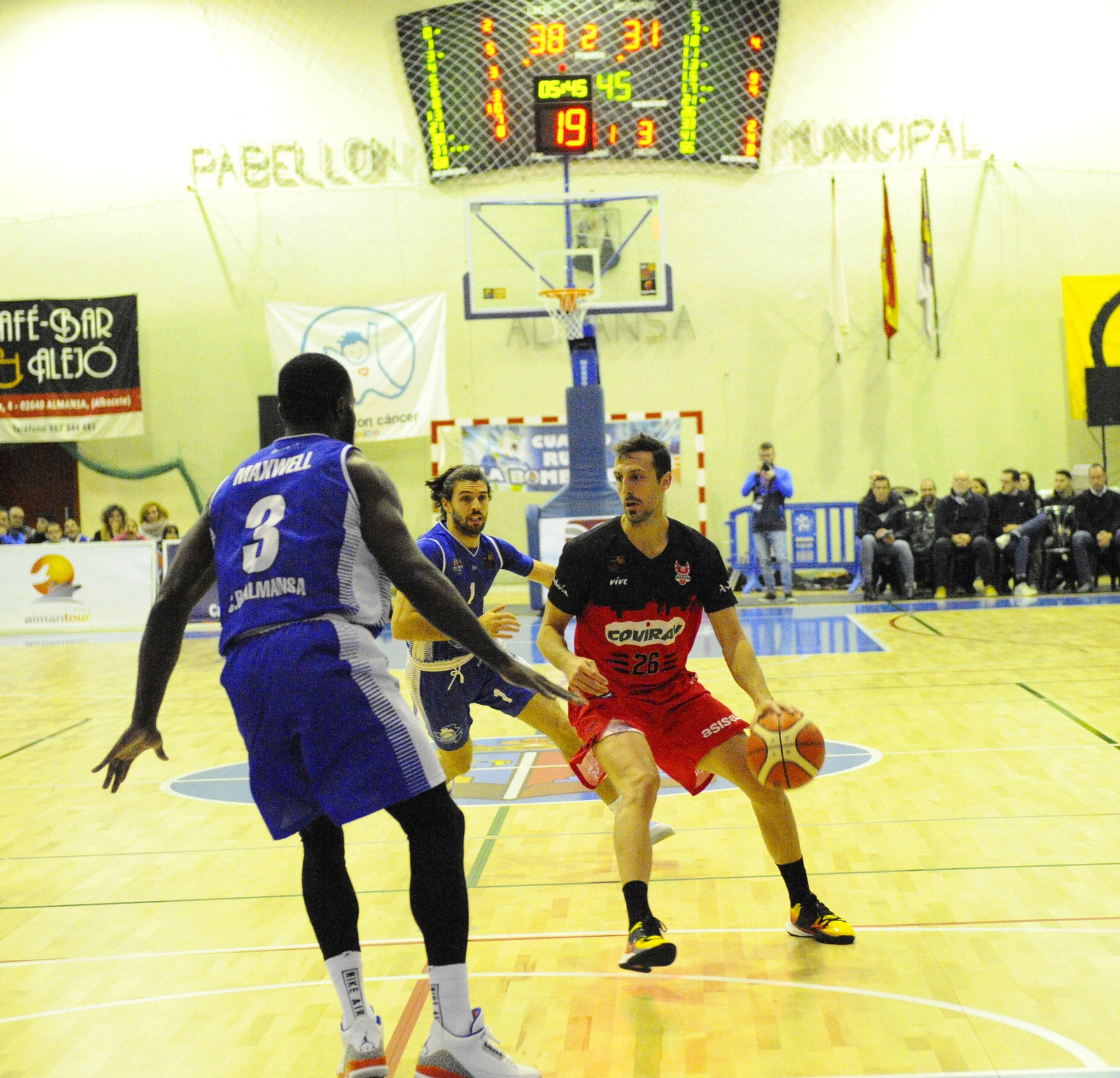 Carlos de Cobos, en el partido del pasado sábado en Almansa