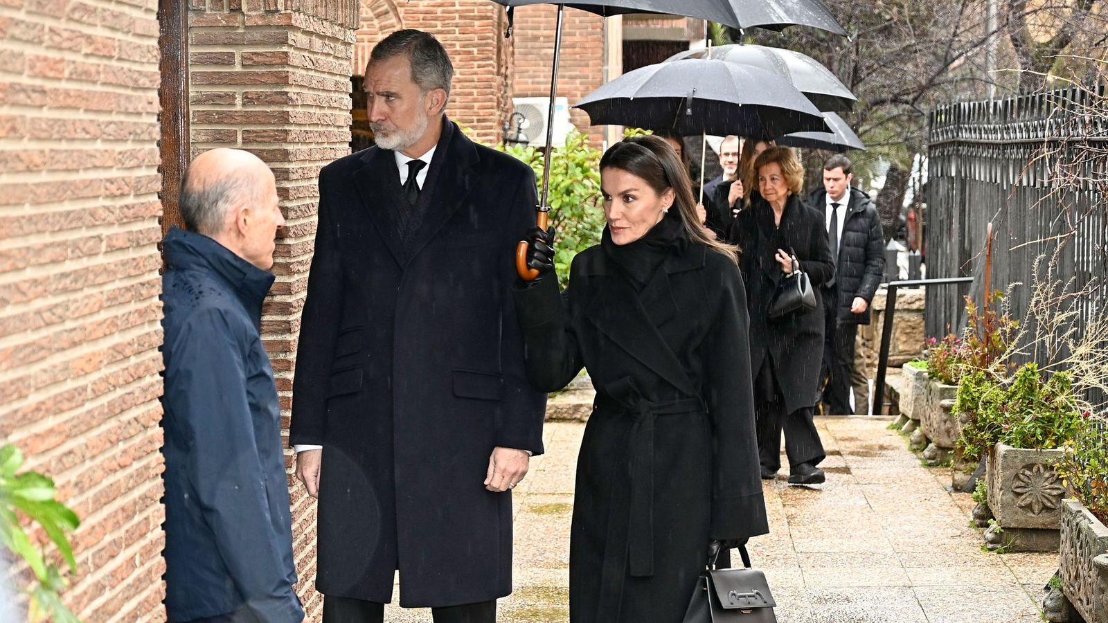 Felipe VI y Letizia, en la catedral ortodoxa de Madrid antes del sepelio de la princesa Irene de Grecia.