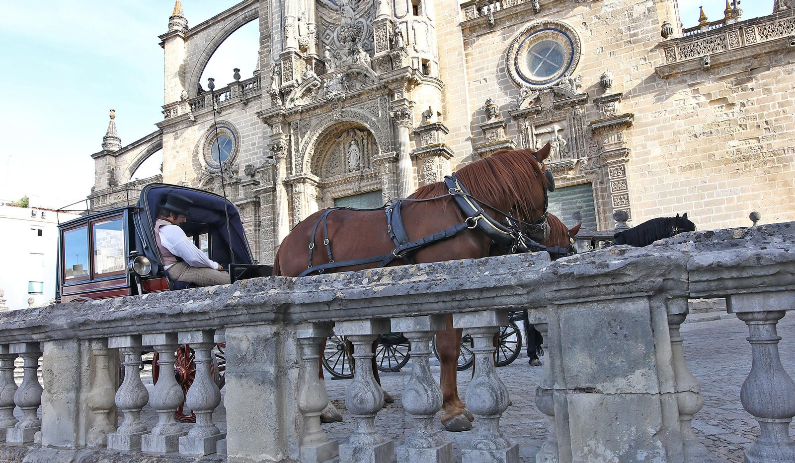 Imágenes de los días de rodaje en Jerez de la serie 'La Templanza'