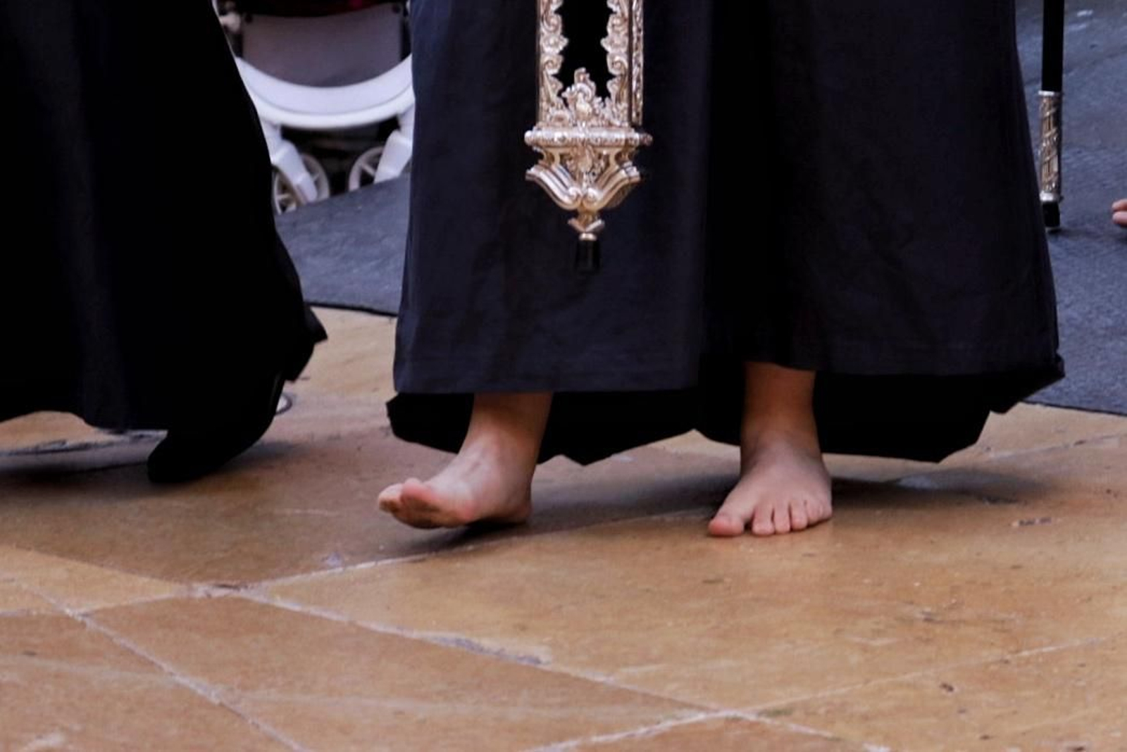 Dolores de San Juan en el Viernes Santo en Málaga, en imágenes