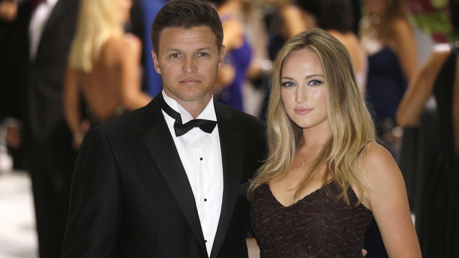 Gareth y su novia, la ex modelo Roisin Gavin.