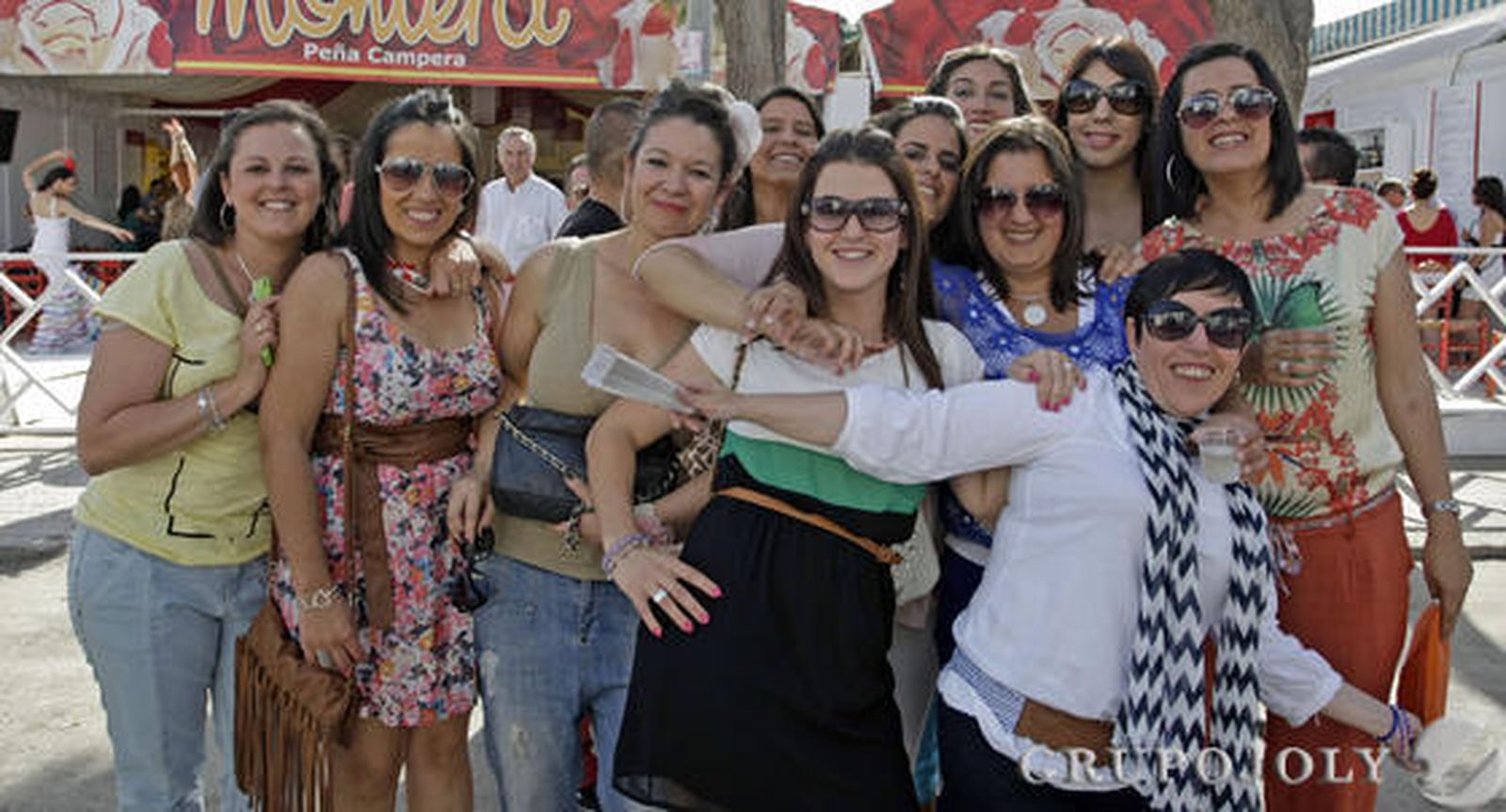 Nada como un buen plato de jamón y una copita manzanilla para refrescar la jornada de feria.

Foto: Erasmo Fenoy
