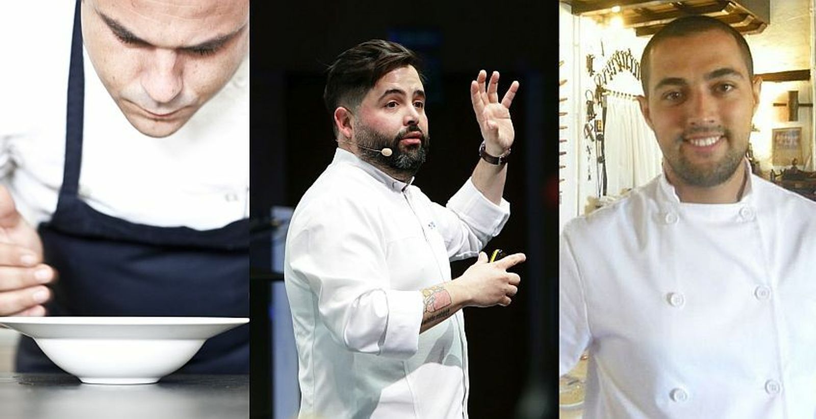 Los 3 cocineros gaditanos participantes