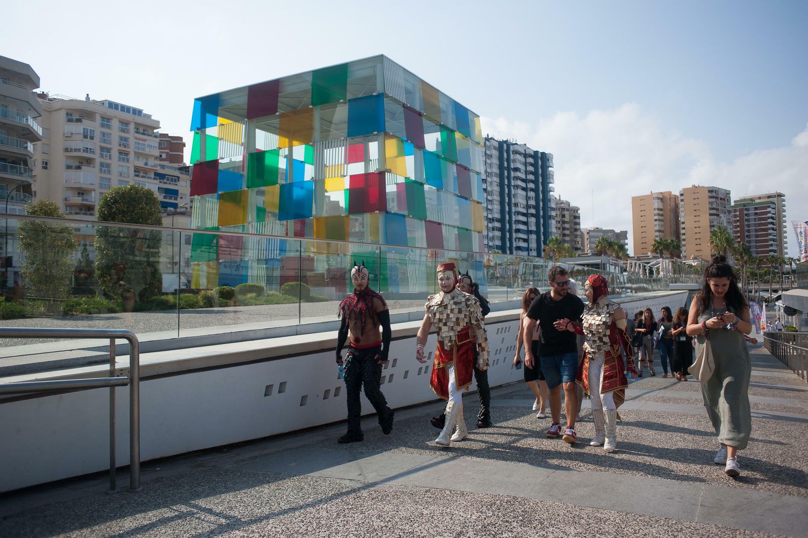 Presentación del espectáculo 'Kooza' del Circo del Sol en Málaga