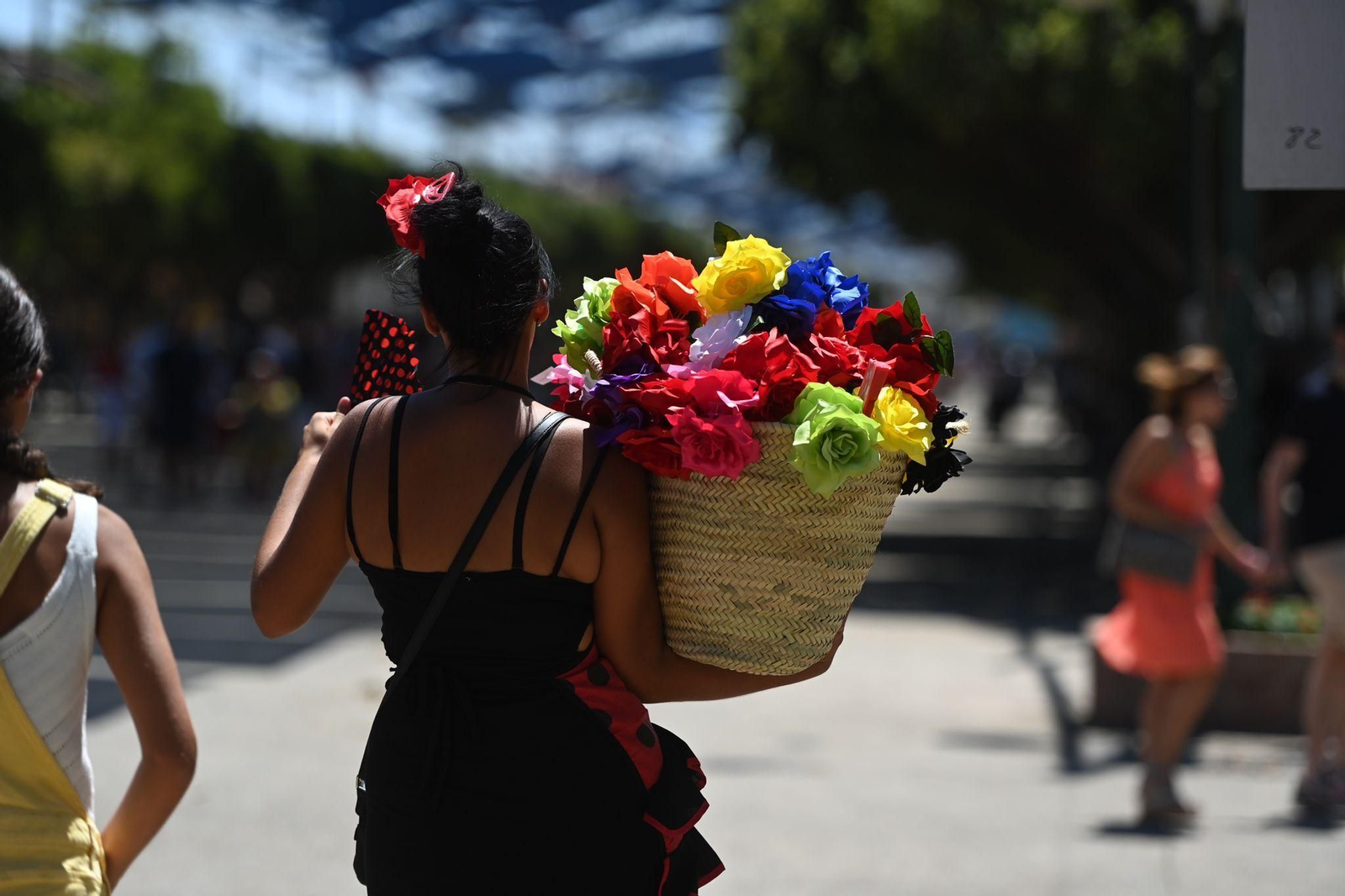 Las fotos del lunes festivo en la Feria en Málaga