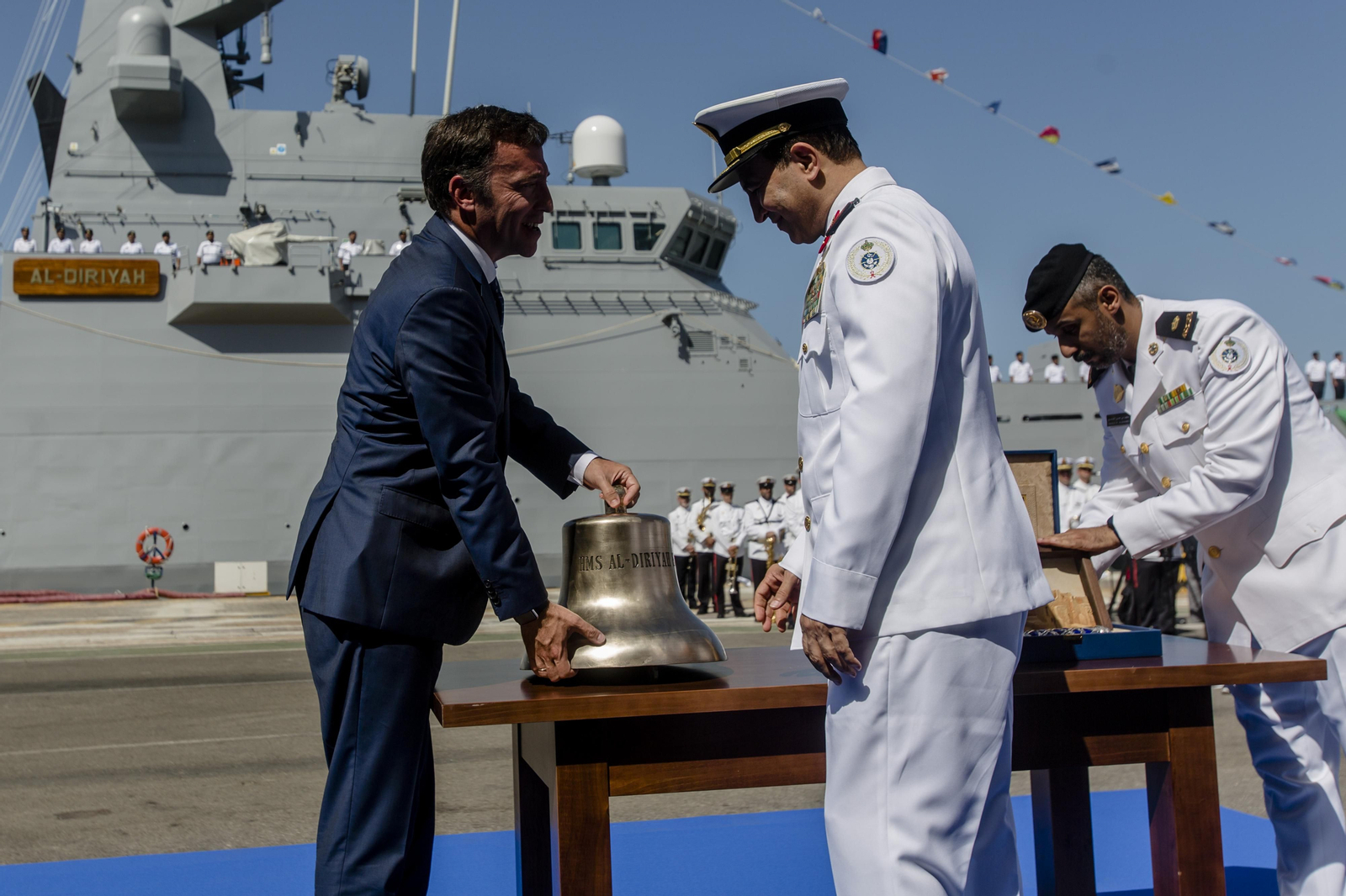 Las imágenes de la entrega a la Real Armada Saudita de la segunda corbeta construida en Navantia - San Fernando Las imágenes de la entrega a la Real Armada Saudita de la segunda corbeta construida en Navantia - San Fernando