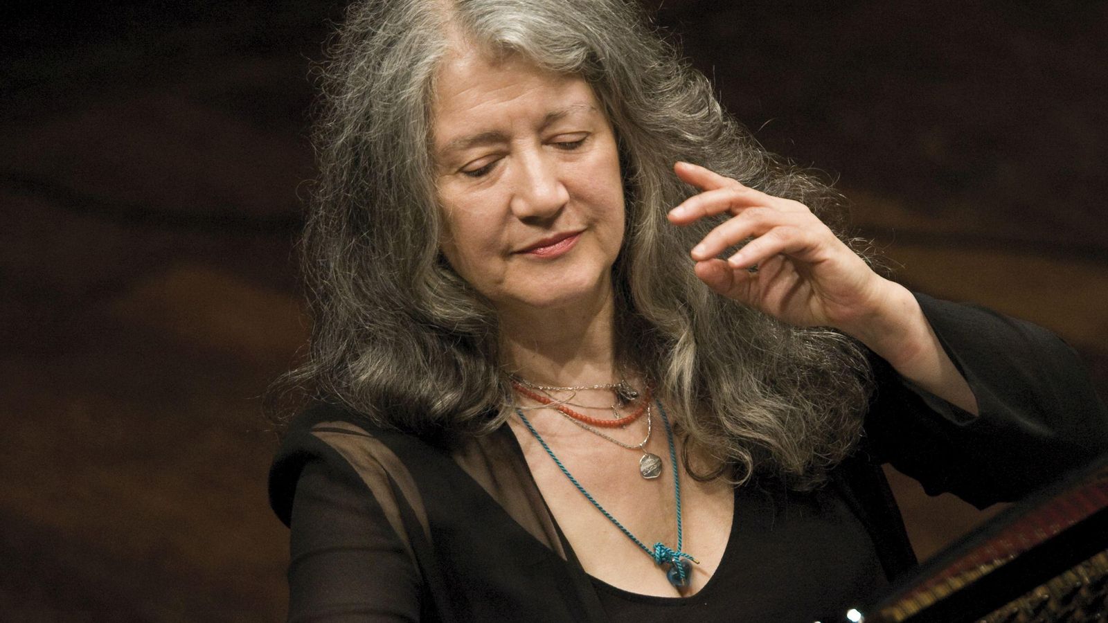 La pianista argentina Marta Argerich.