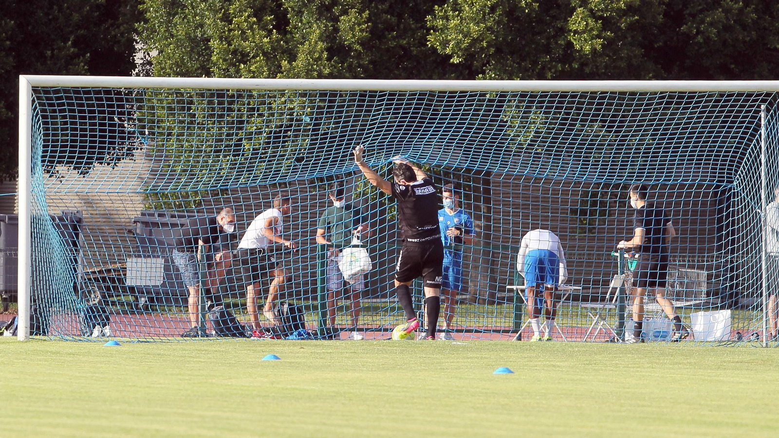 Primer entrenamiento del Xerez DFC en el Pepe Ravelo