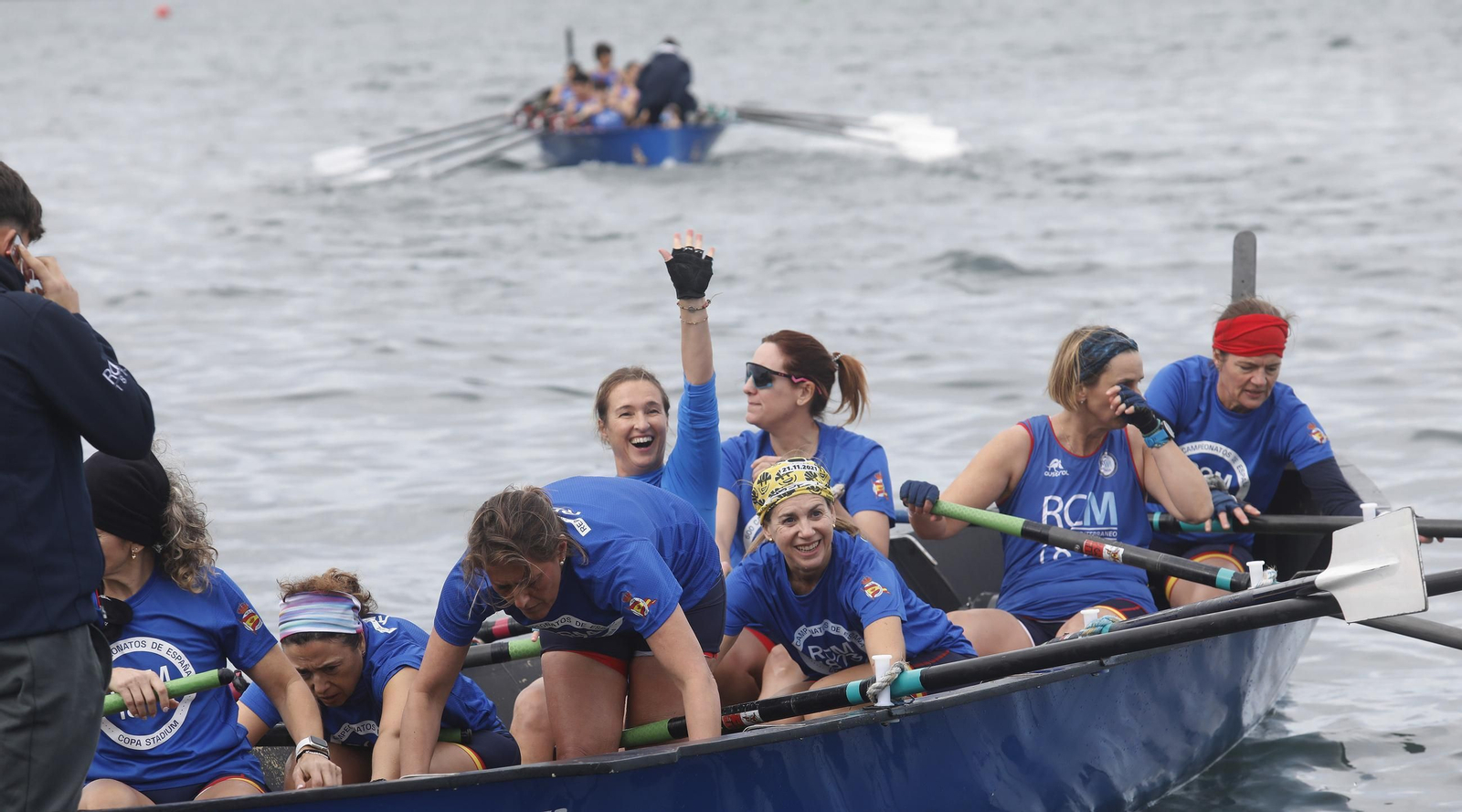 Las fotos de la tercera prueba de la Liga Andaluza de remo en banco fijo, celebrada en La Línea