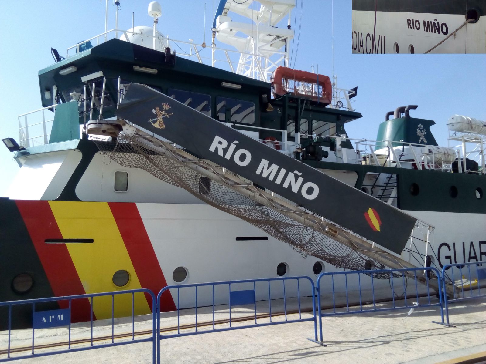 El buque oceánico 'Río Miño'.