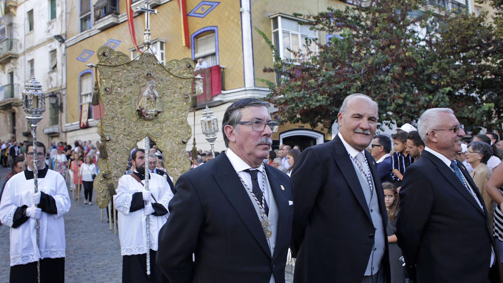Salida procesional de la patrona de Cadiz